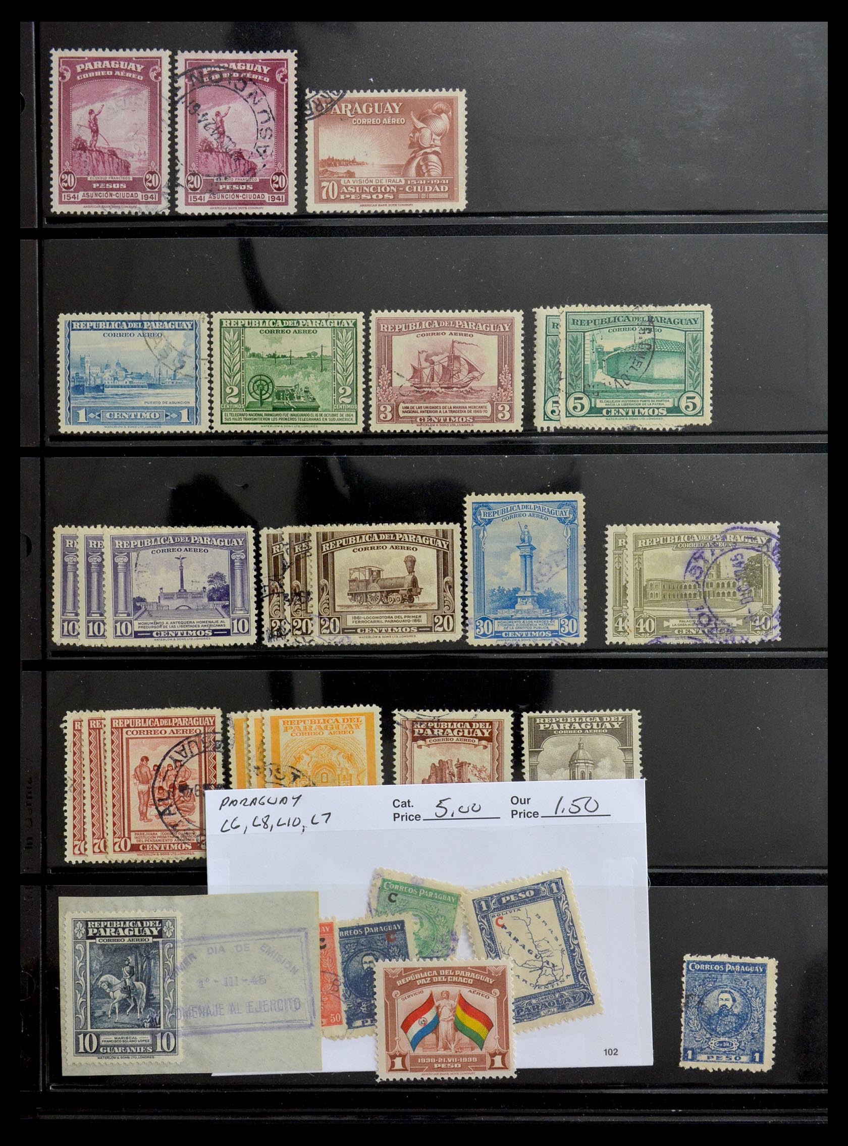29173 012 - 29173 Paraguay 1870-1968.