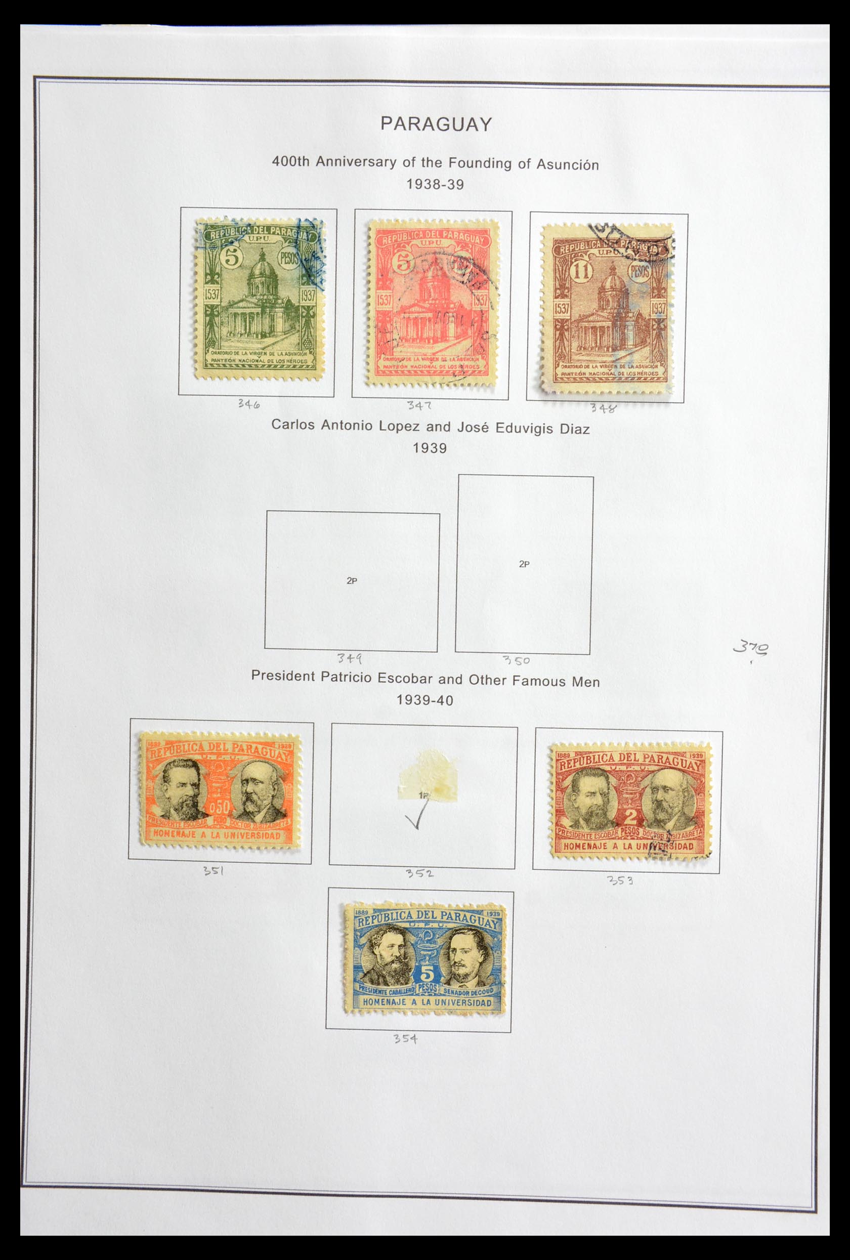 29173 043 - 29173 Paraguay 1870-1968.