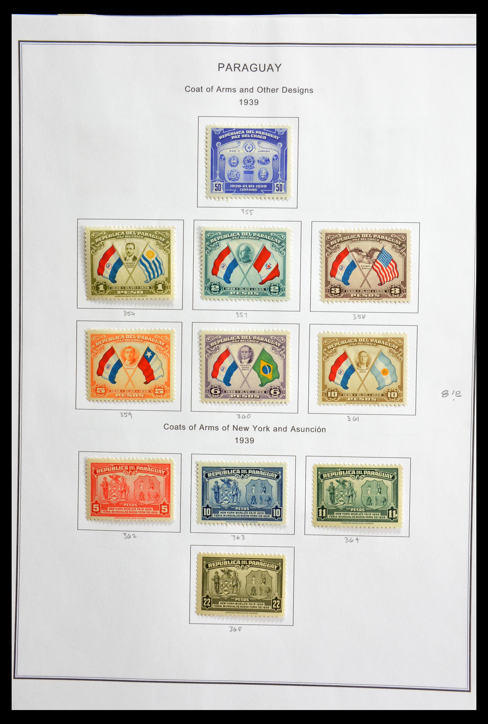 29173 044 - 29173 Paraguay 1870-1968.