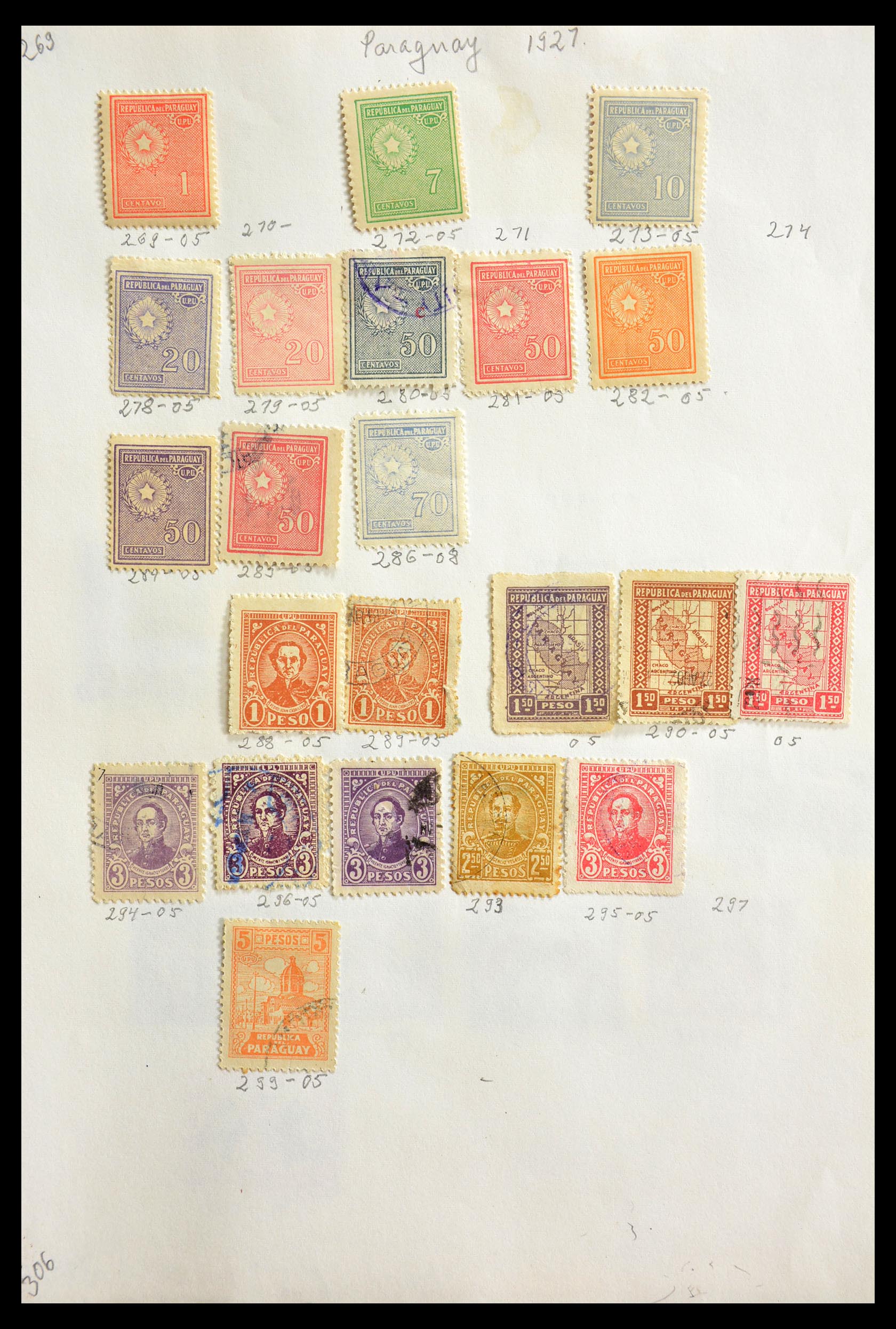 29173 071 - 29173 Paraguay 1870-1968.