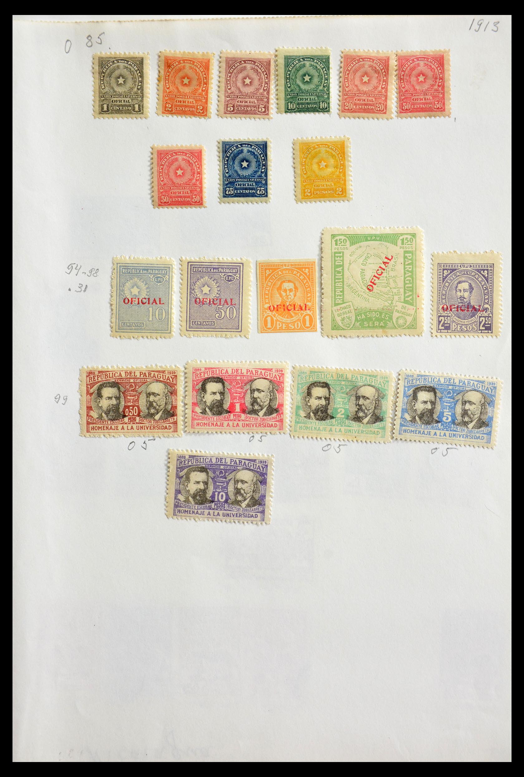 29173 082 - 29173 Paraguay 1870-1968.