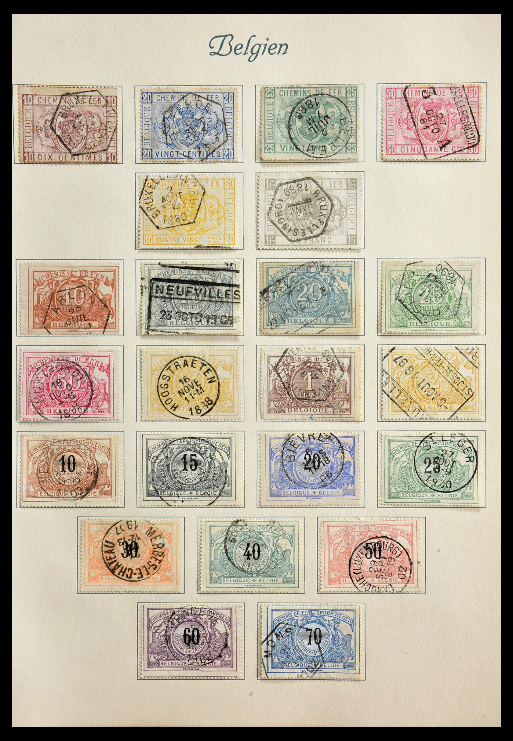 29192 004 - 29192 Belgium 1849-1941.