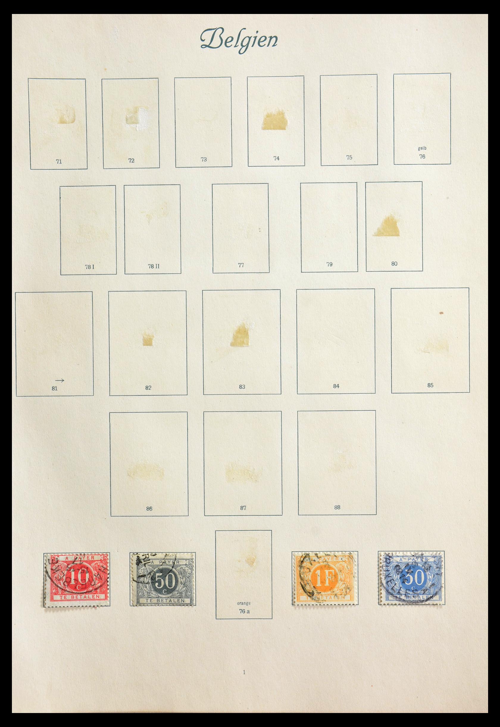 29192 005 - 29192 België 1849-1941.