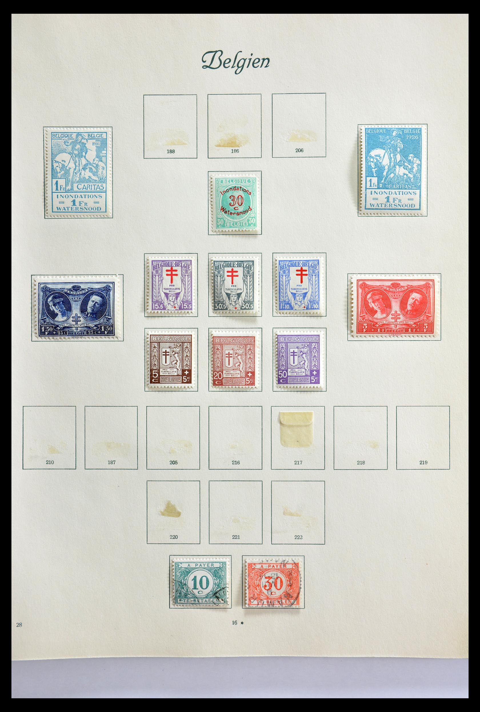 29192 015 - 29192 Belgium 1849-1941.