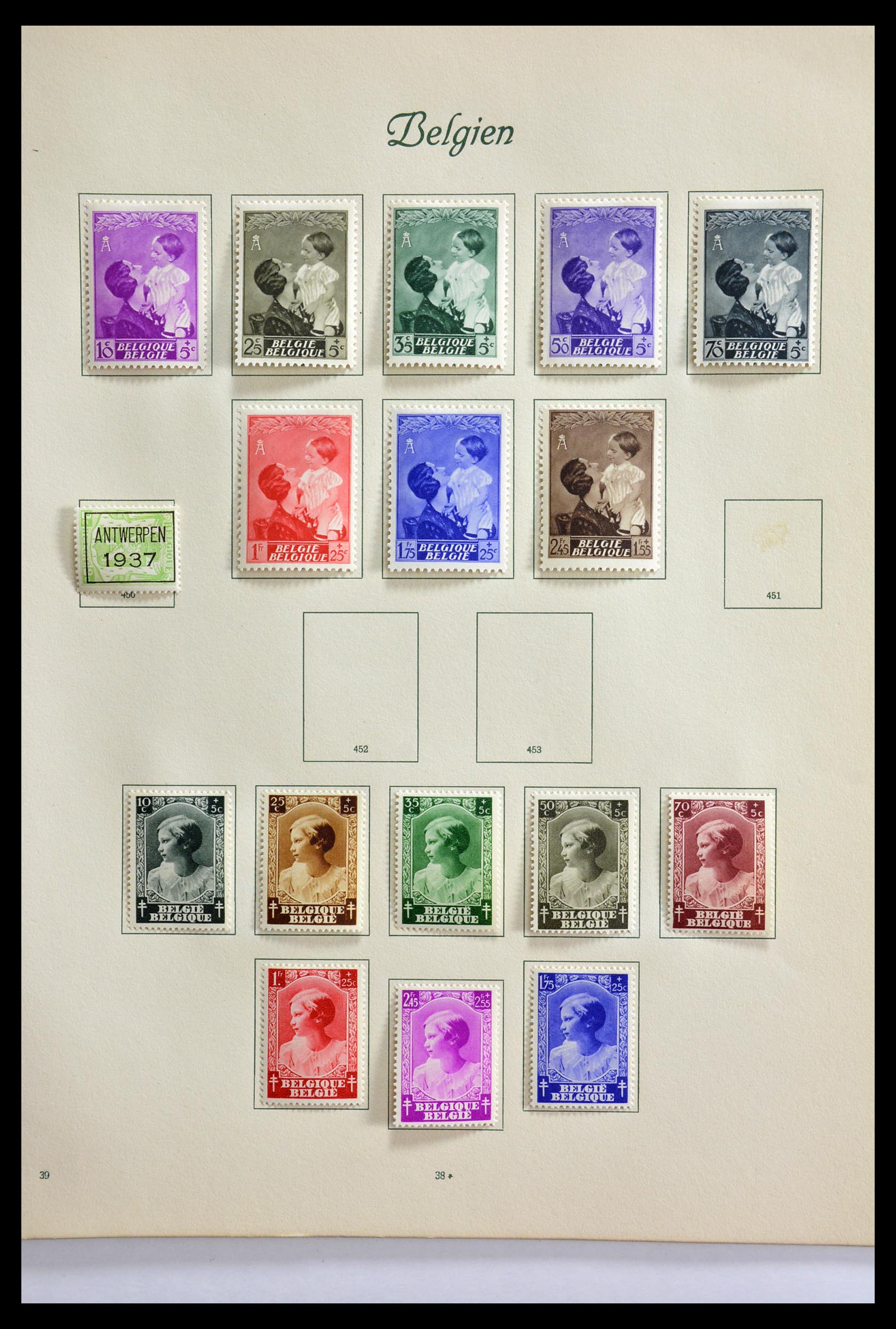 29192 031 - 29192 Belgium 1849-1941.