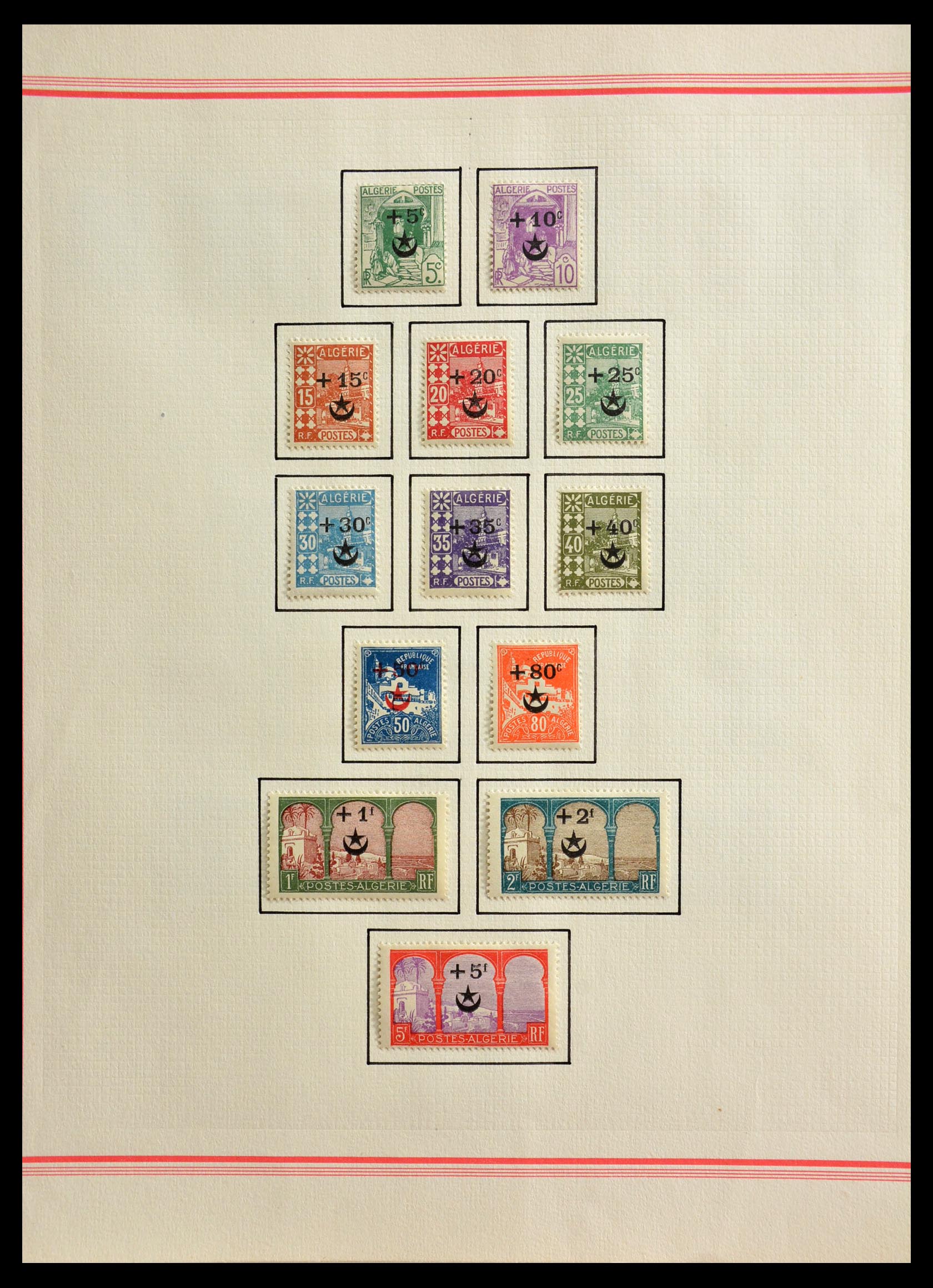 29211 003 - 29211 Algeria 1924-1970.