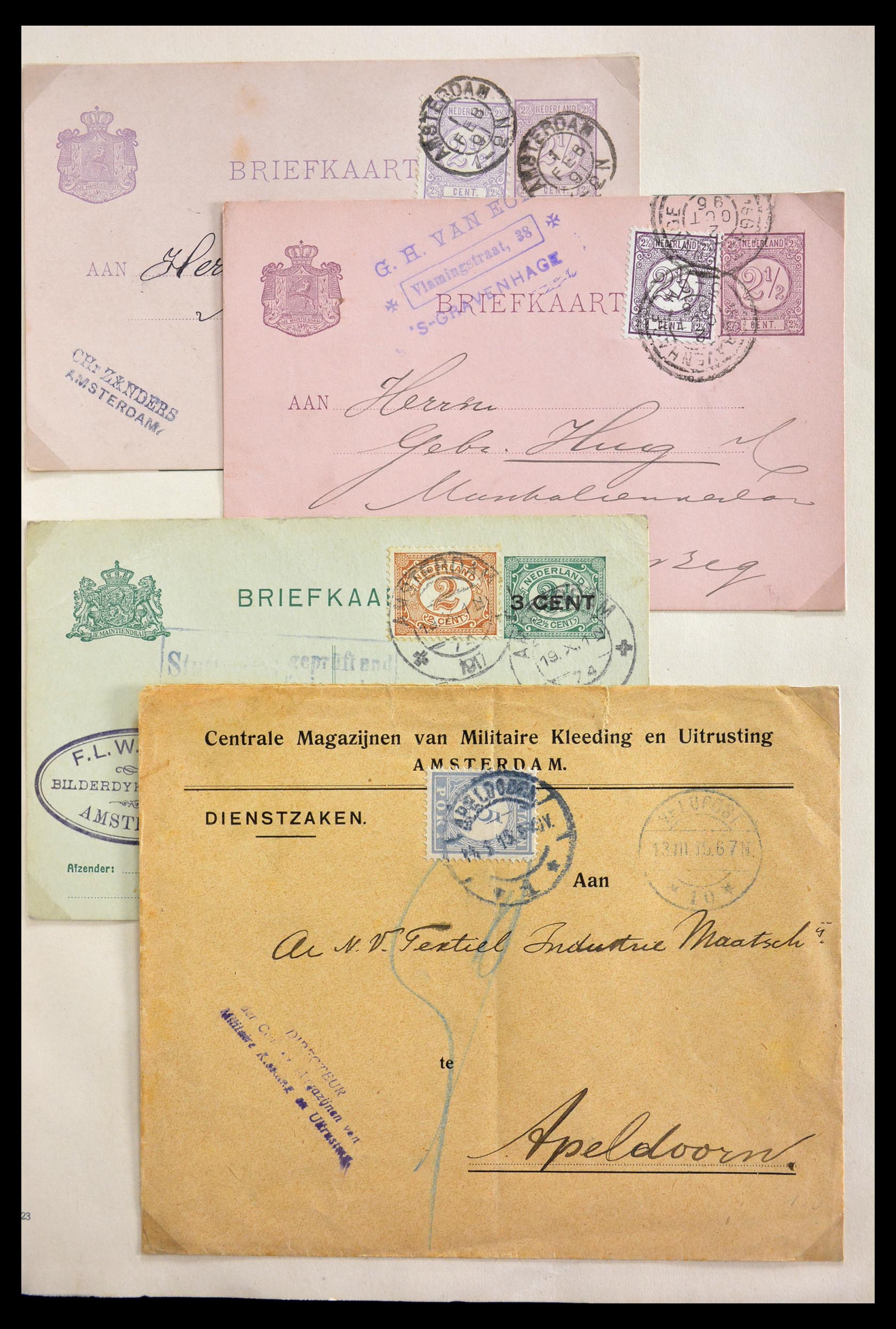 29216 003 - 29216 Netherlands covers 1800-1982.