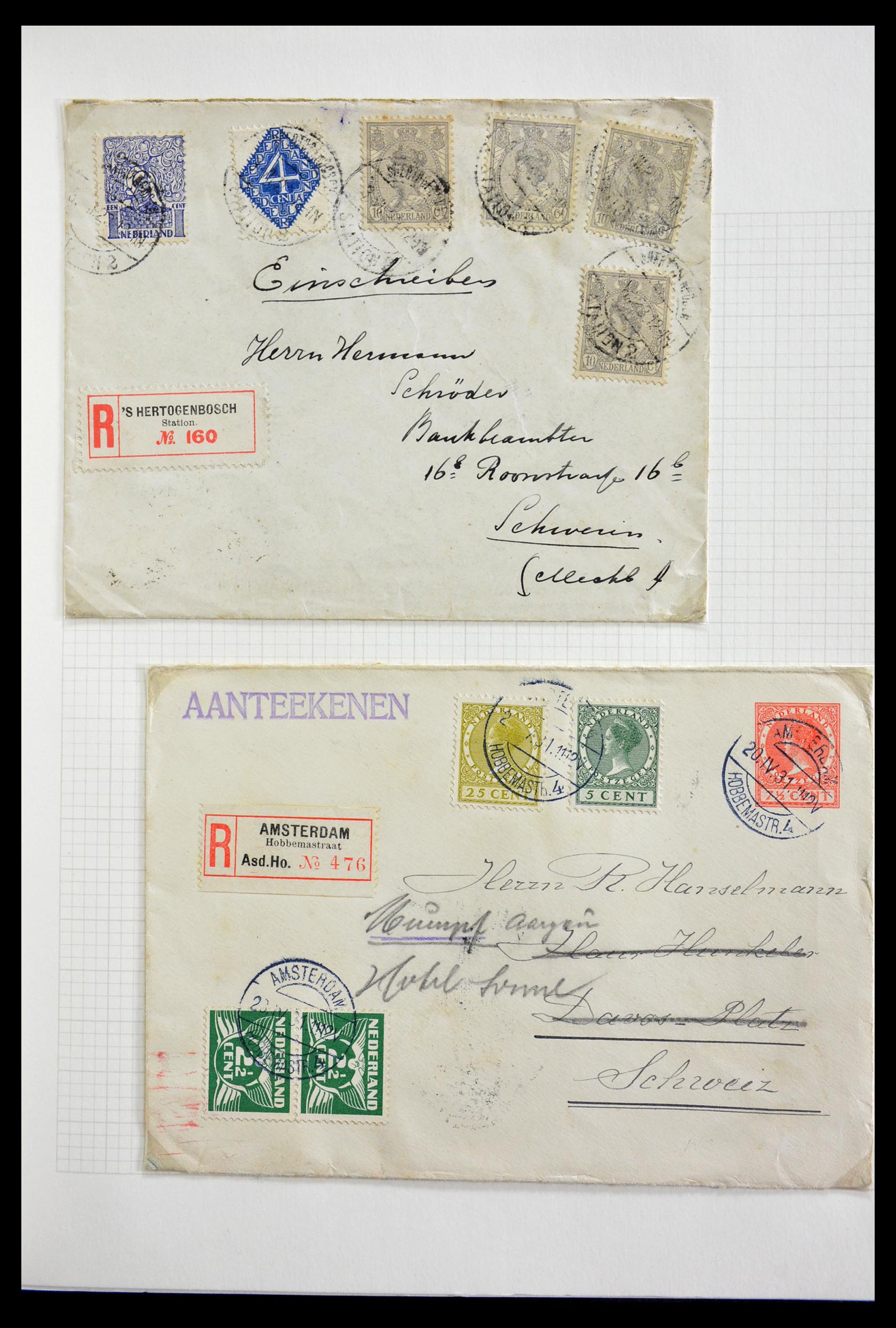 29216 005 - 29216 Nederland poststukken 1800-1982.