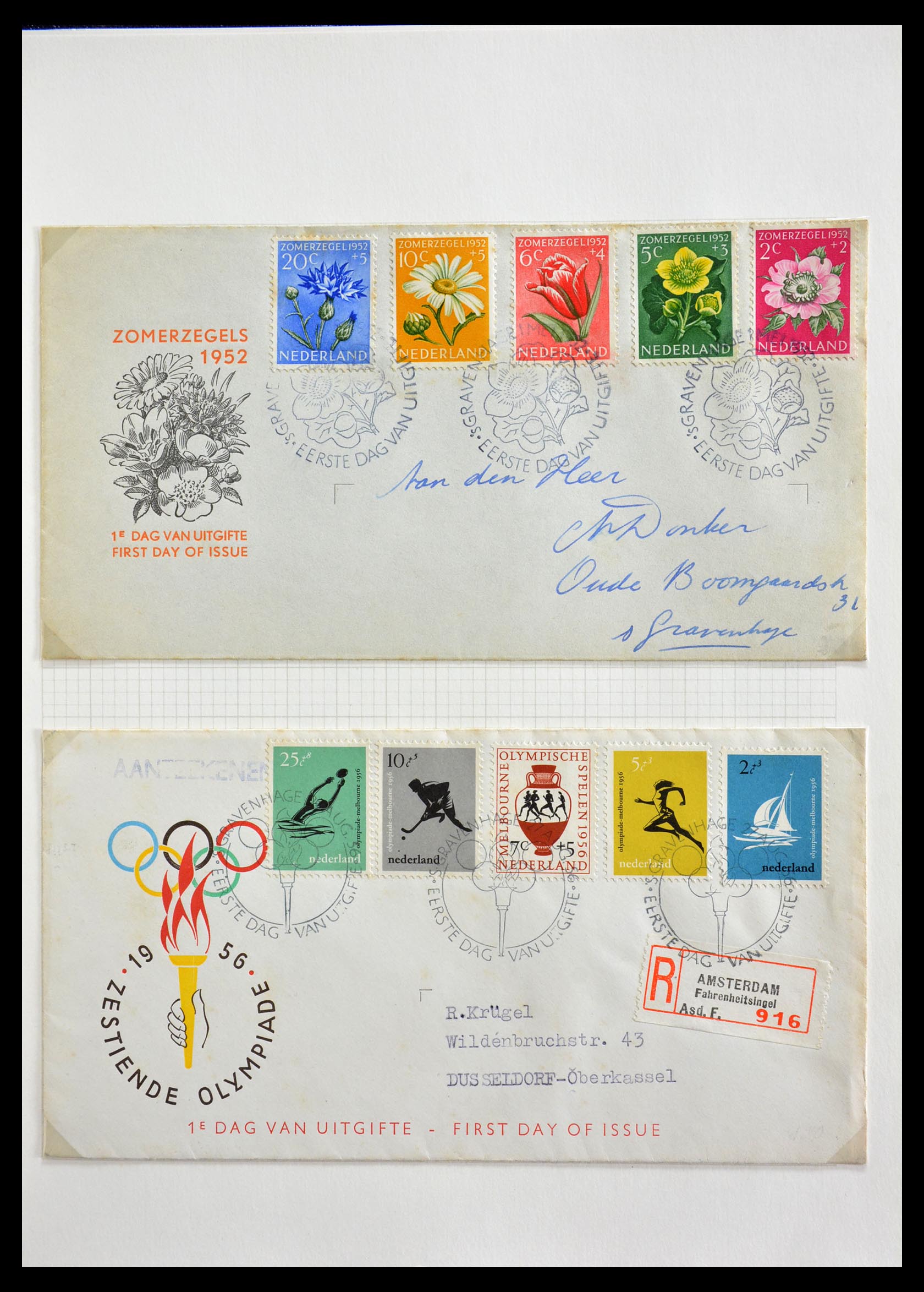 29216 010 - 29216 Netherlands covers 1800-1982.