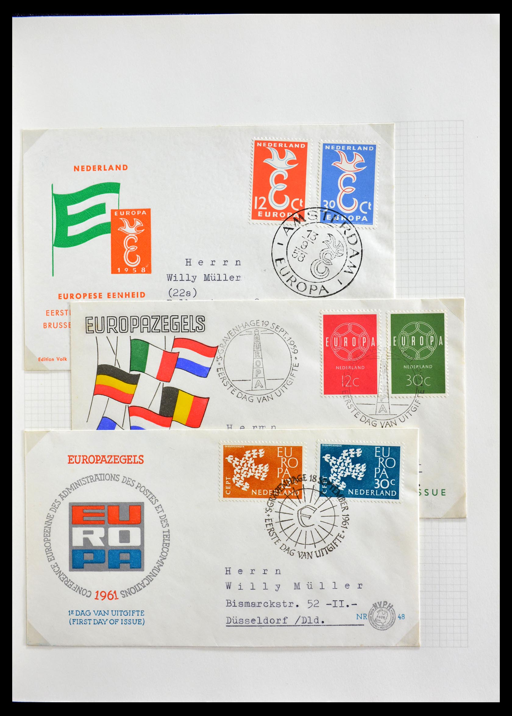 29216 011 - 29216 Netherlands covers 1800-1982.
