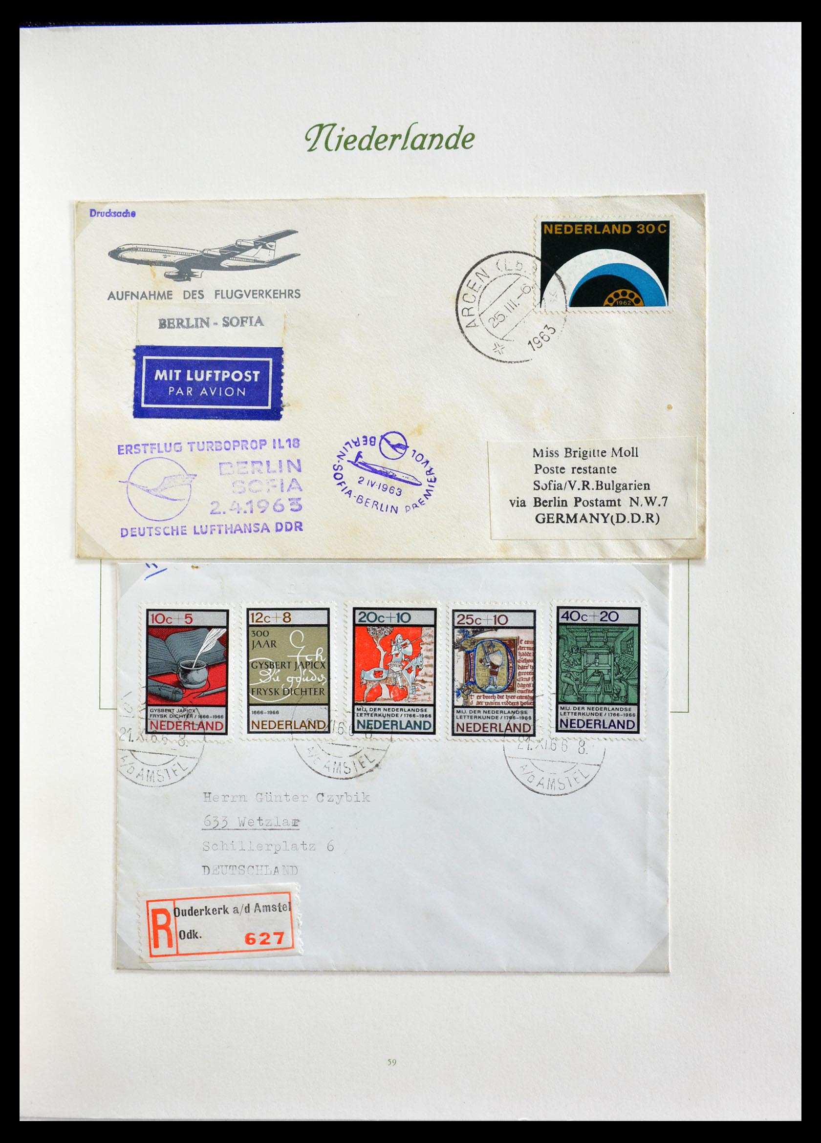 29216 014 - 29216 Netherlands covers 1800-1982.