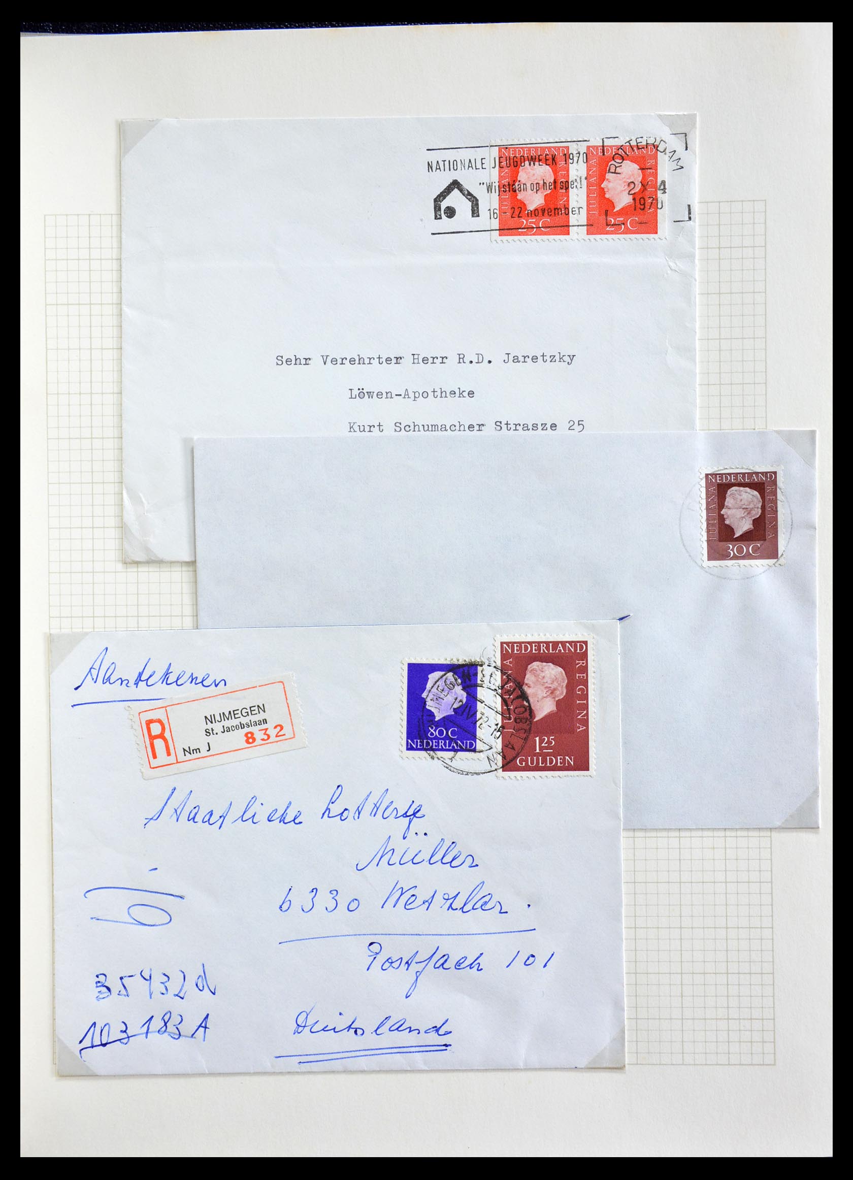 29216 018 - 29216 Nederland poststukken 1800-1982.