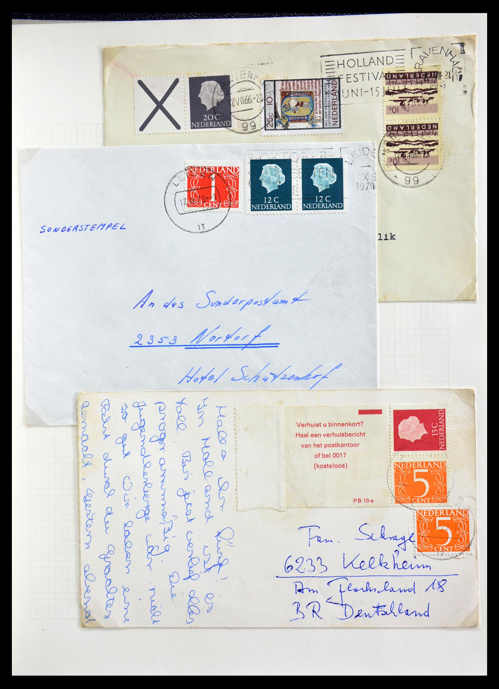 29216 020 - 29216 Netherlands covers 1800-1982.