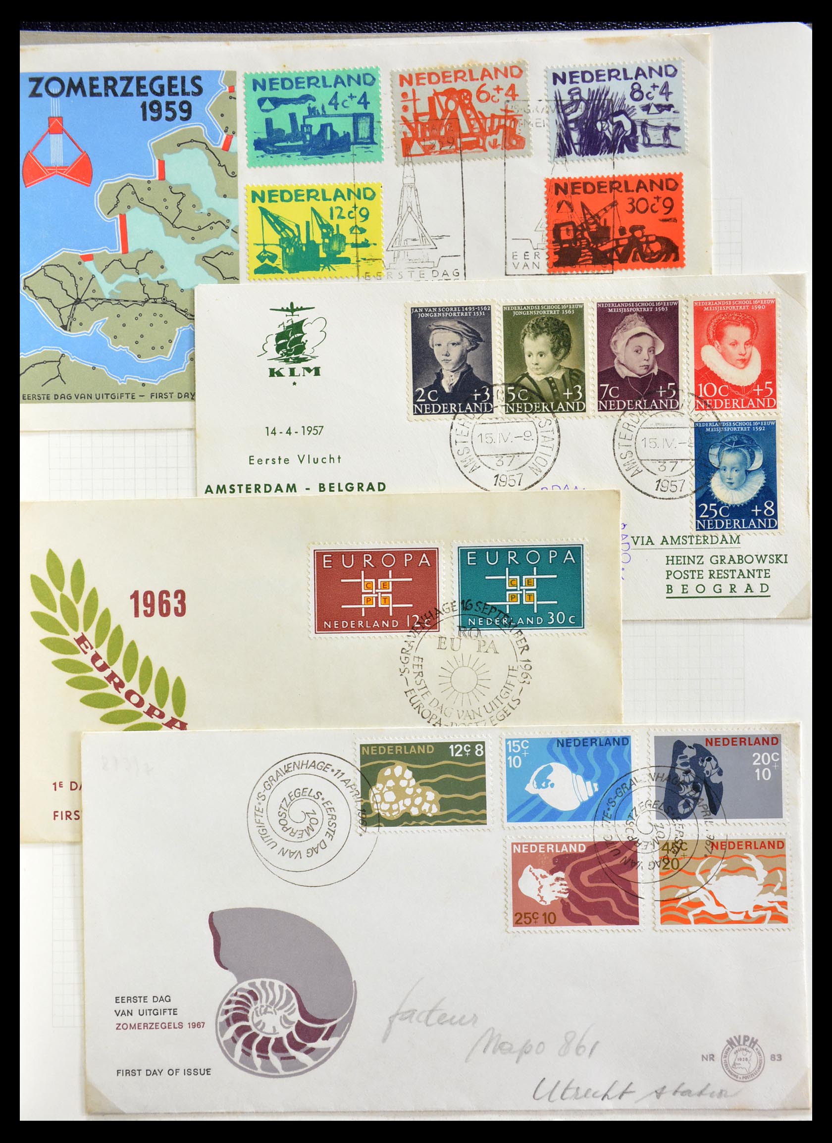 29216 026 - 29216 Netherlands covers 1800-1982.