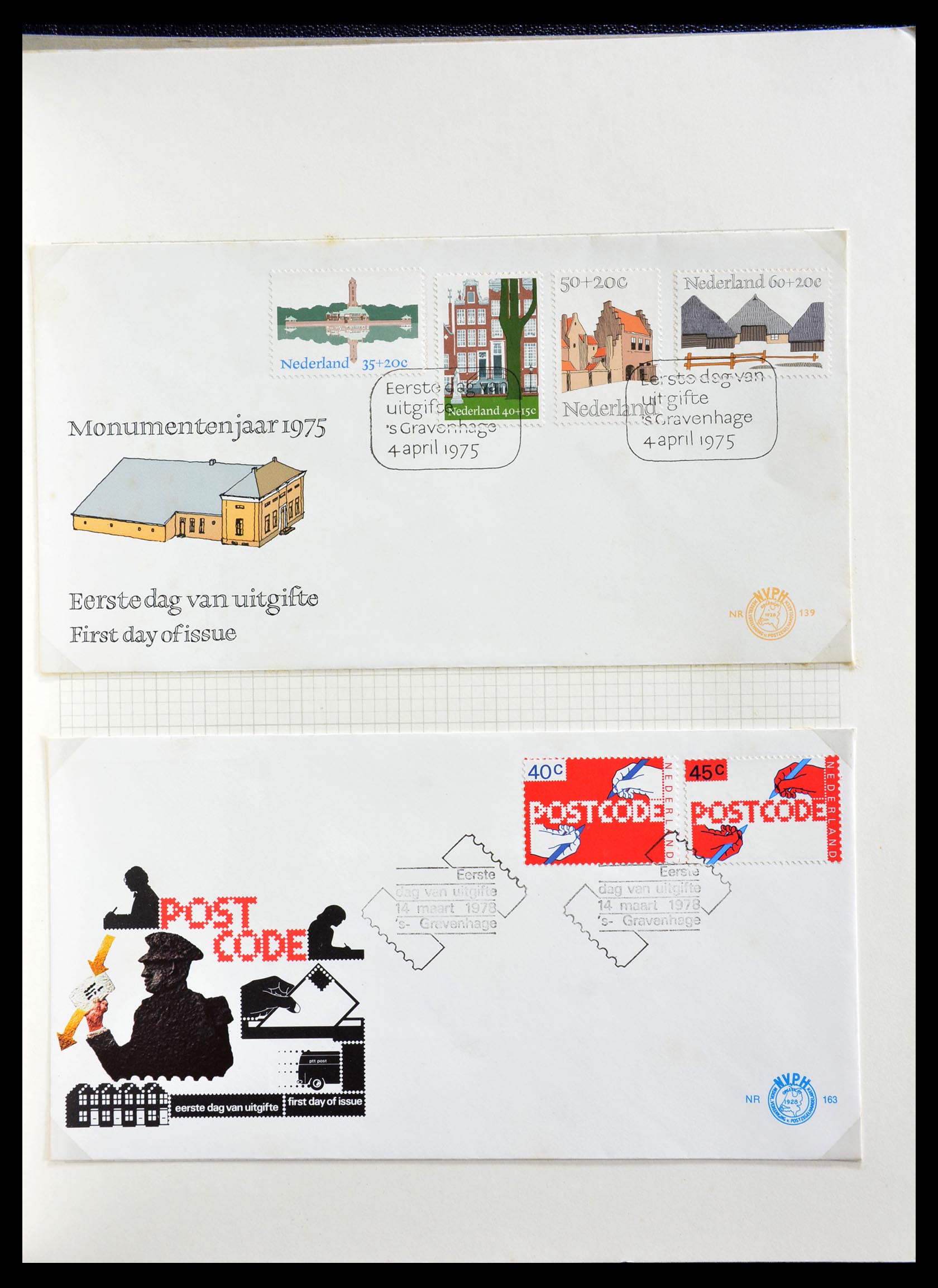 29216 028 - 29216 Netherlands covers 1800-1982.