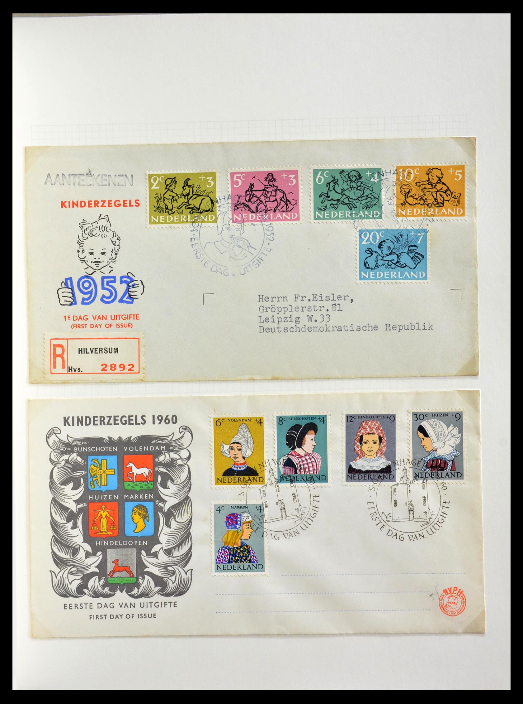 29216 034 - 29216 Nederland poststukken 1800-1982.