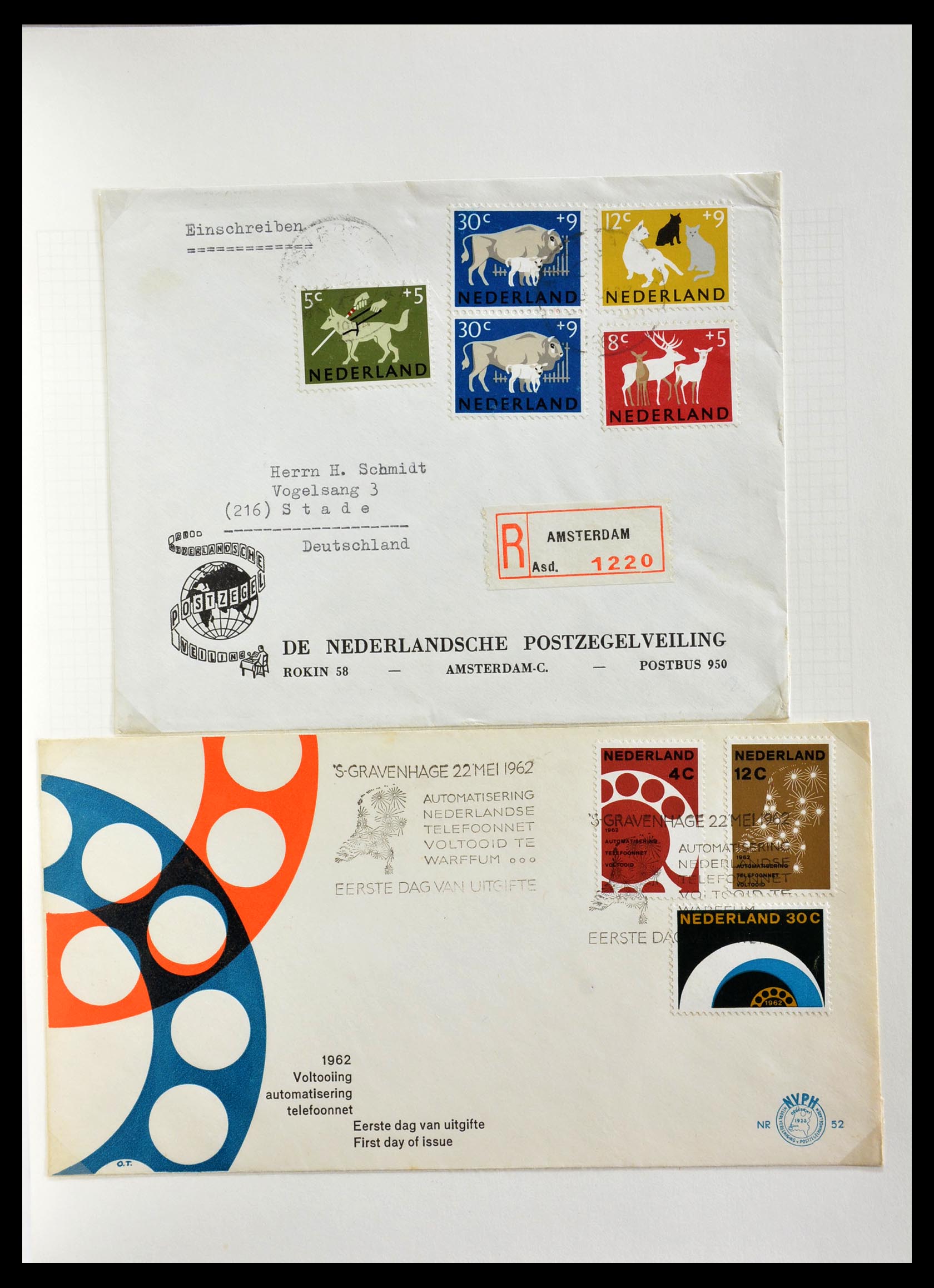 29216 036 - 29216 Netherlands covers 1800-1982.
