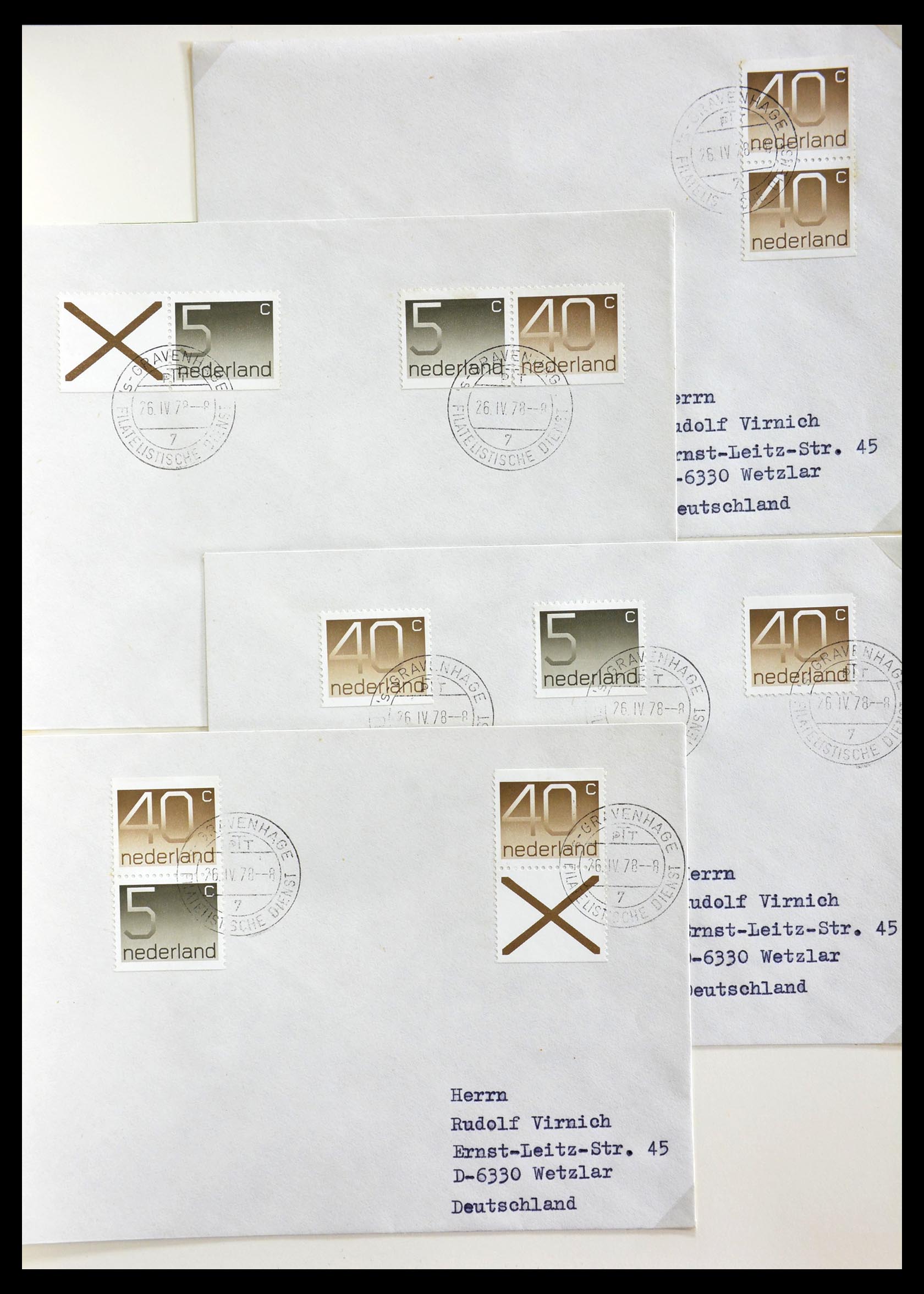 29216 039 - 29216 Netherlands covers 1800-1982.
