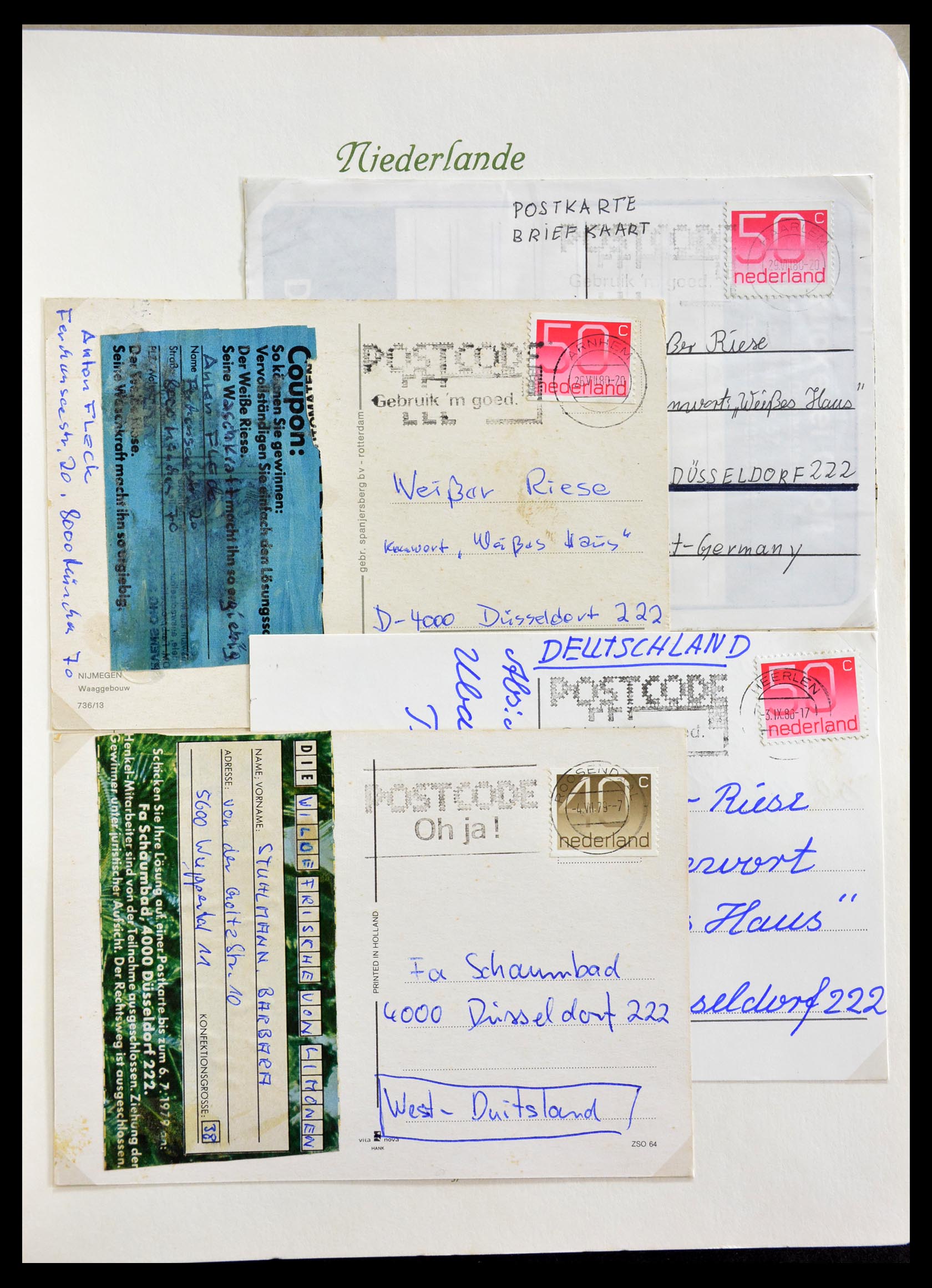 29216 046 - 29216 Netherlands covers 1800-1982.
