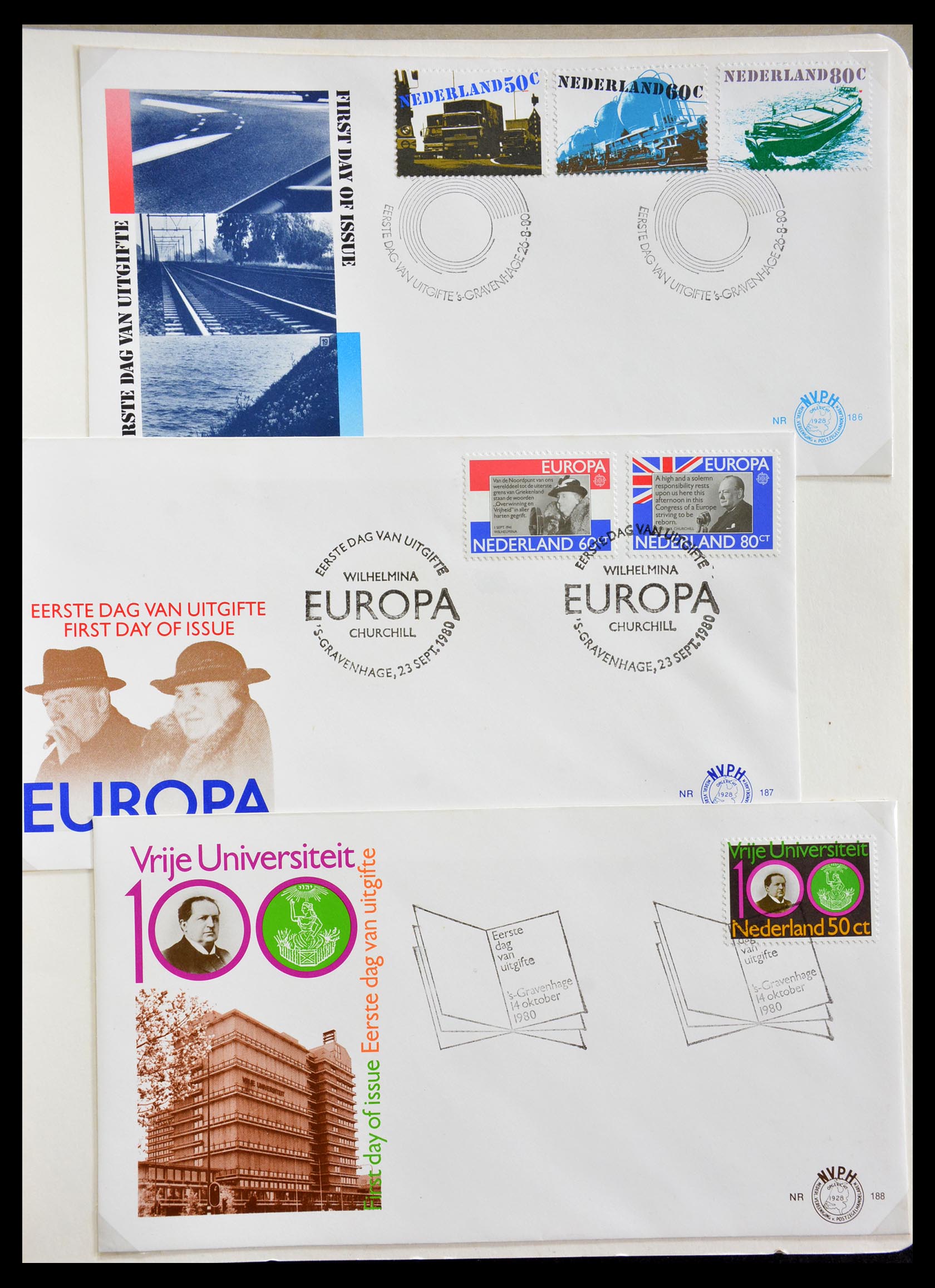 29216 047 - 29216 Netherlands covers 1800-1982.