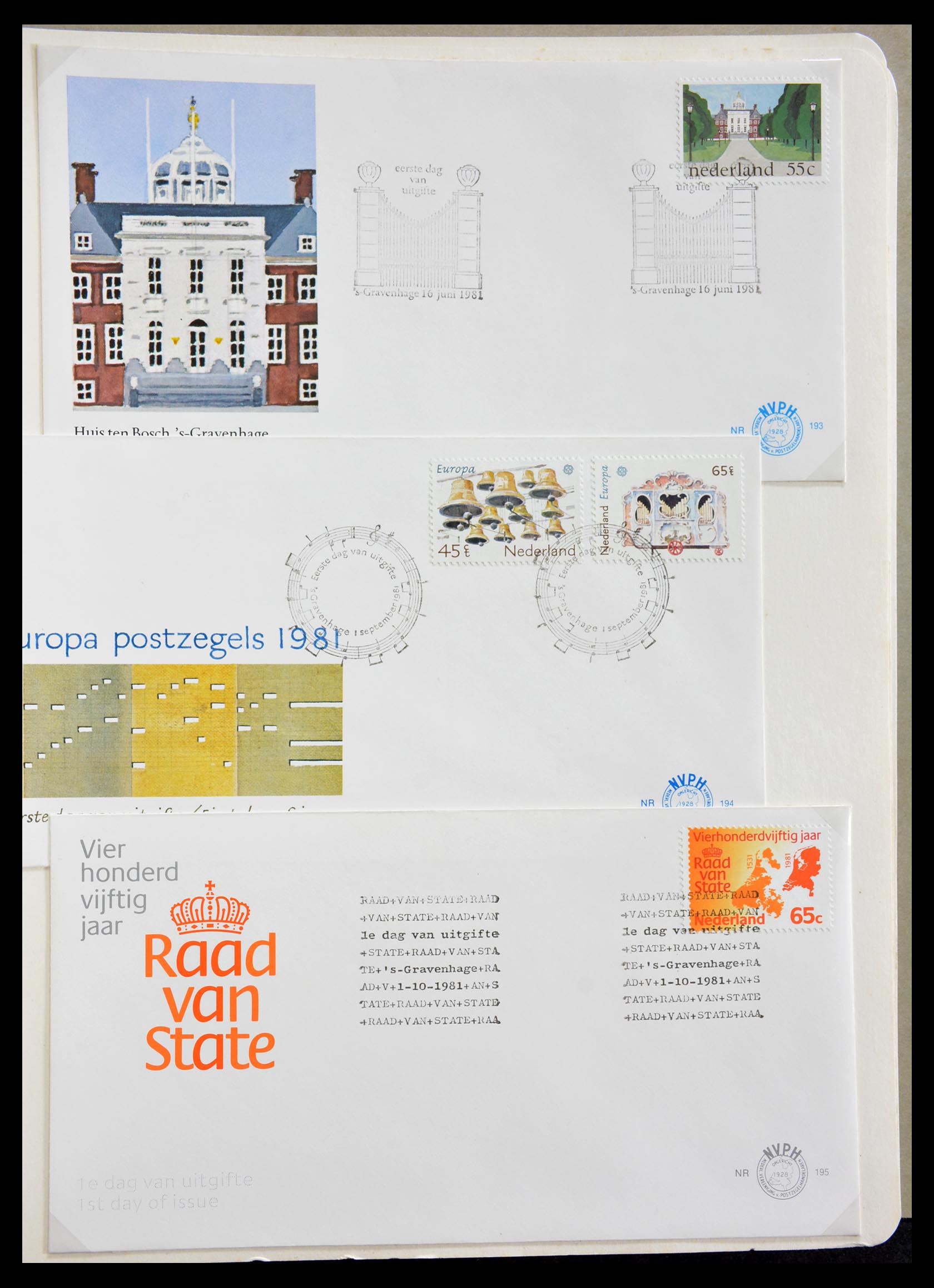 29216 050 - 29216 Netherlands covers 1800-1982.