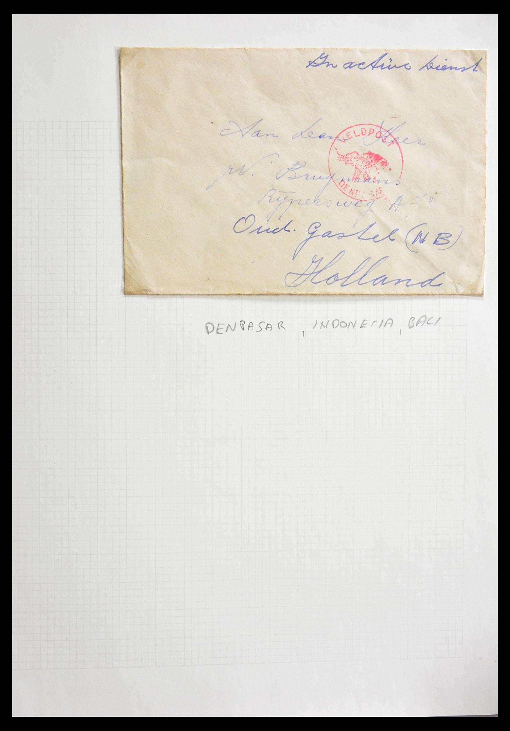 29216 054 - 29216 Nederland poststukken 1800-1982.