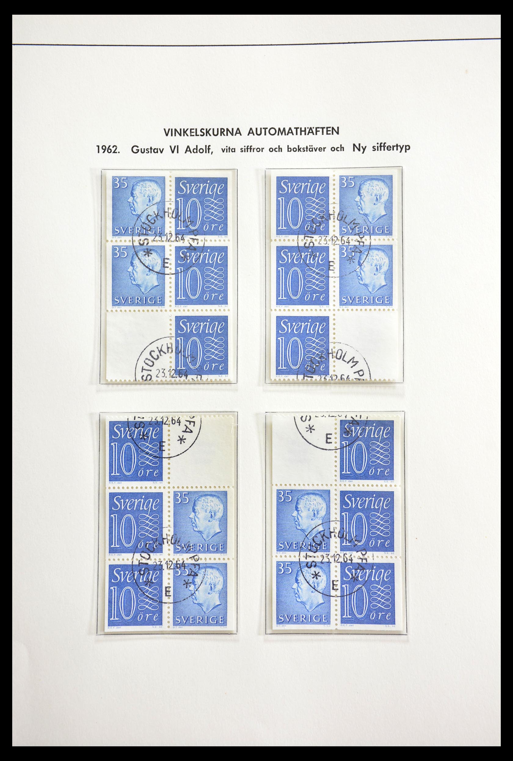 29221 102 - 29221 Sweden 1855-1967.