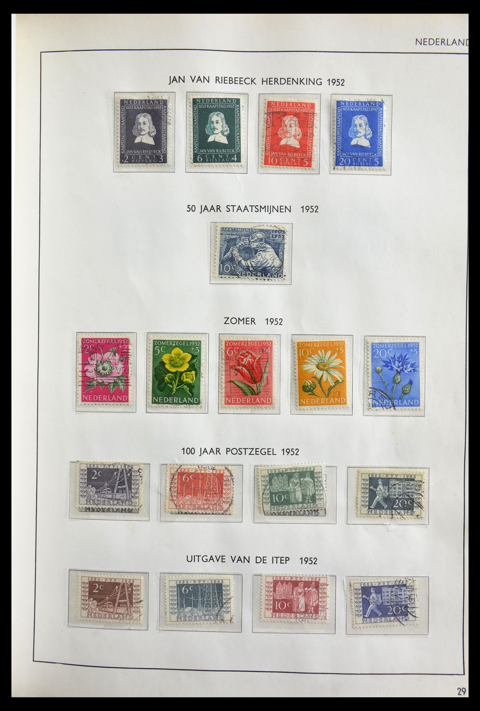 29225 031 - 29225 Netherlands 1852-1981.