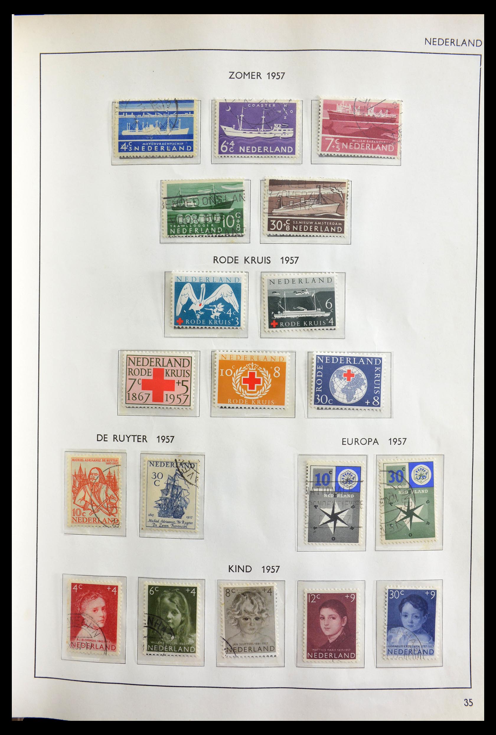 29225 037 - 29225 Netherlands 1852-1981.