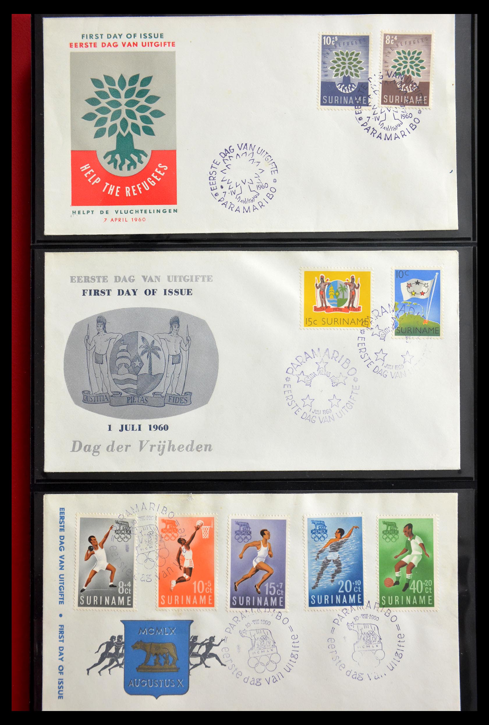 29235 002 - 29235 Suriname FDC's 1960-2006.