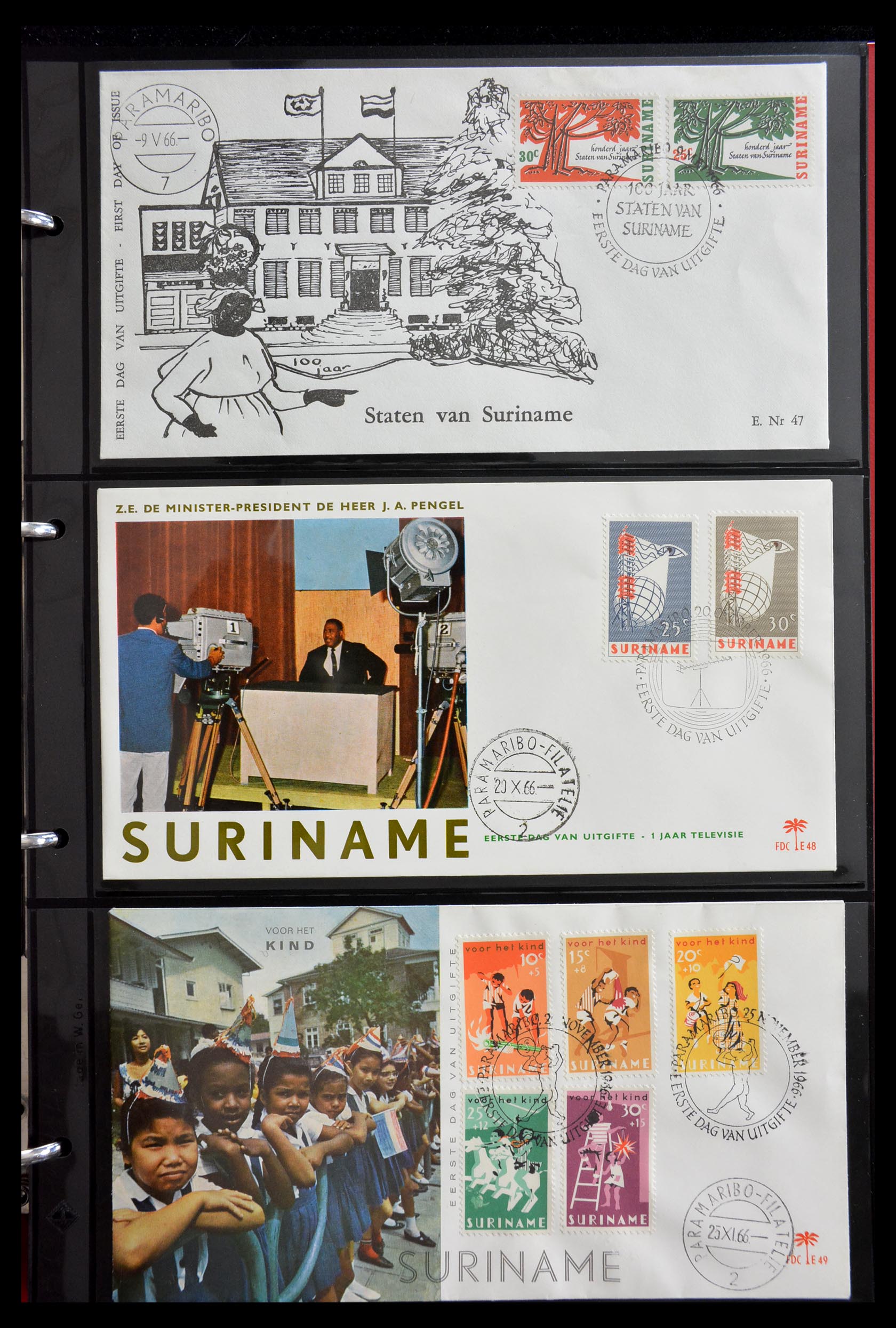 29235 015 - 29235 Suriname FDC's 1960-2006.