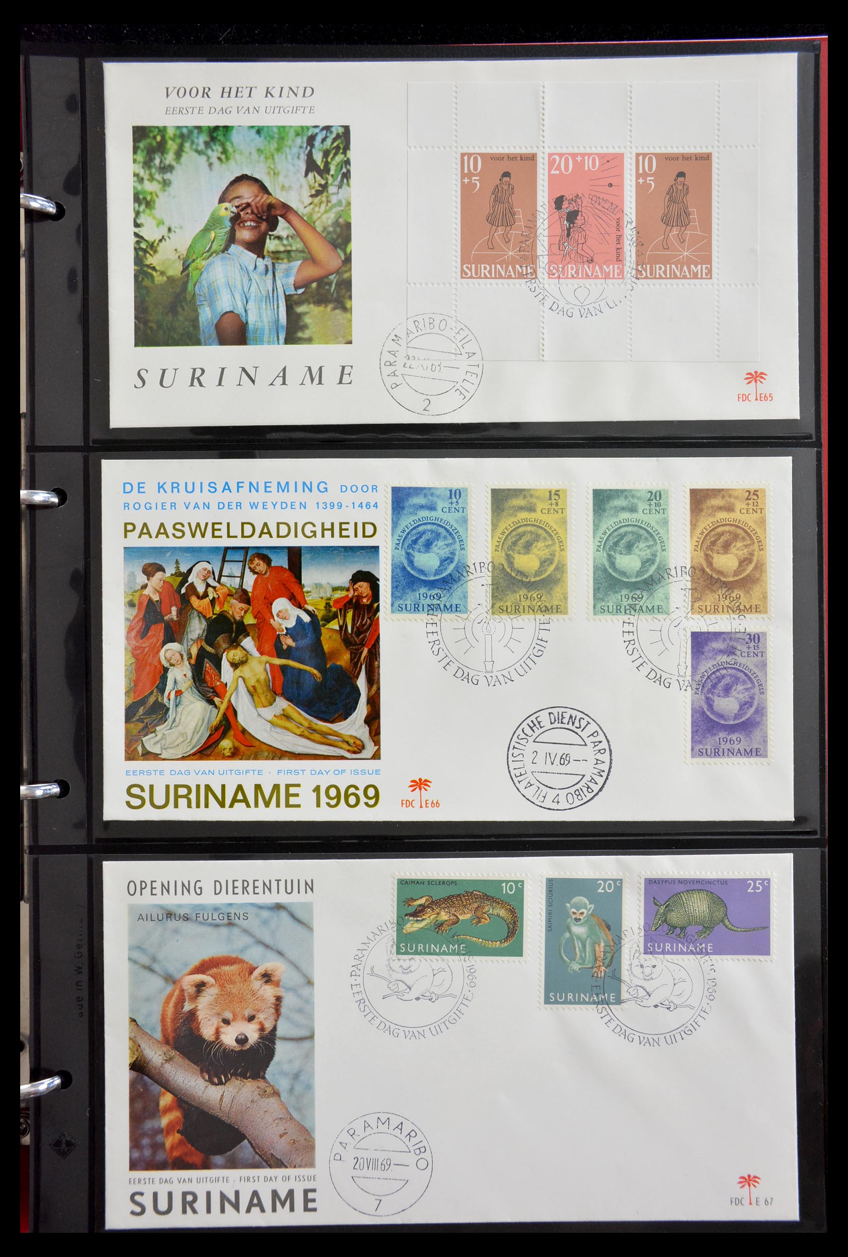 29235 021 - 29235 Suriname FDC's 1960-2006.