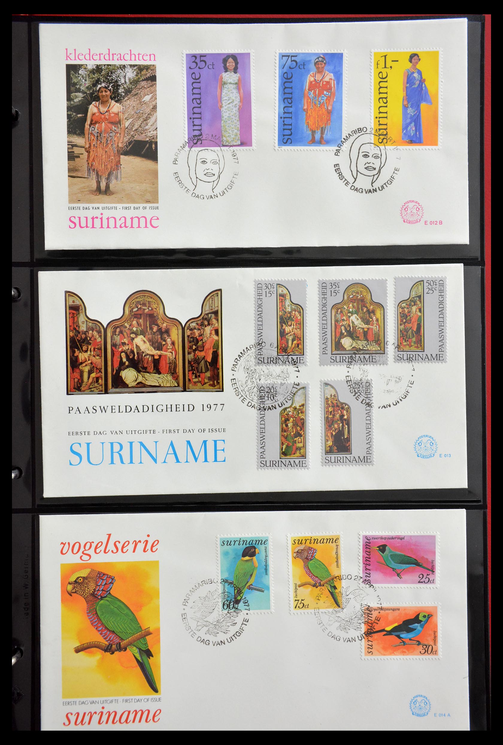 29235 045 - 29235 Suriname FDC's 1960-2006.