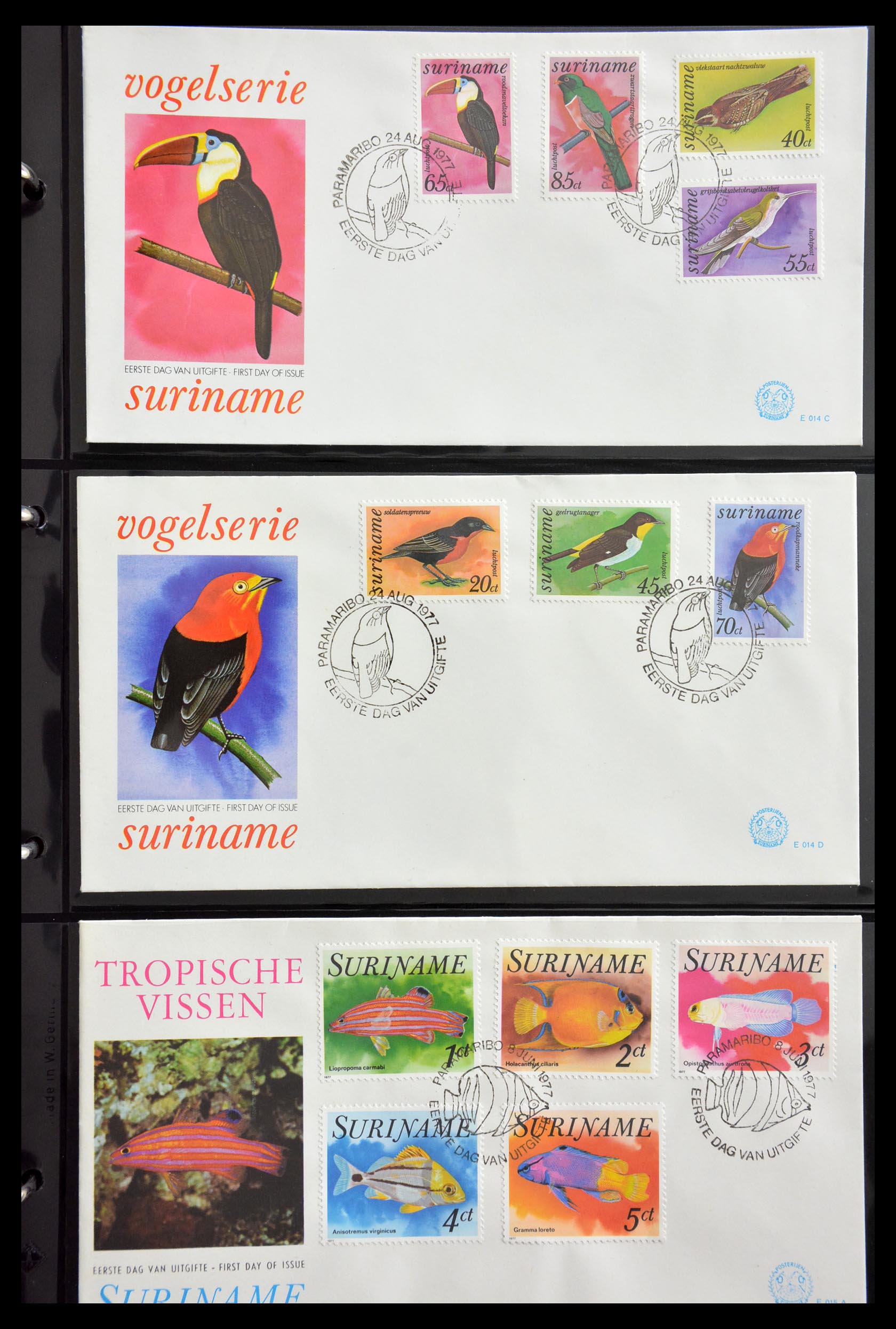 29235 047 - 29235 Suriname FDC's 1960-2006.