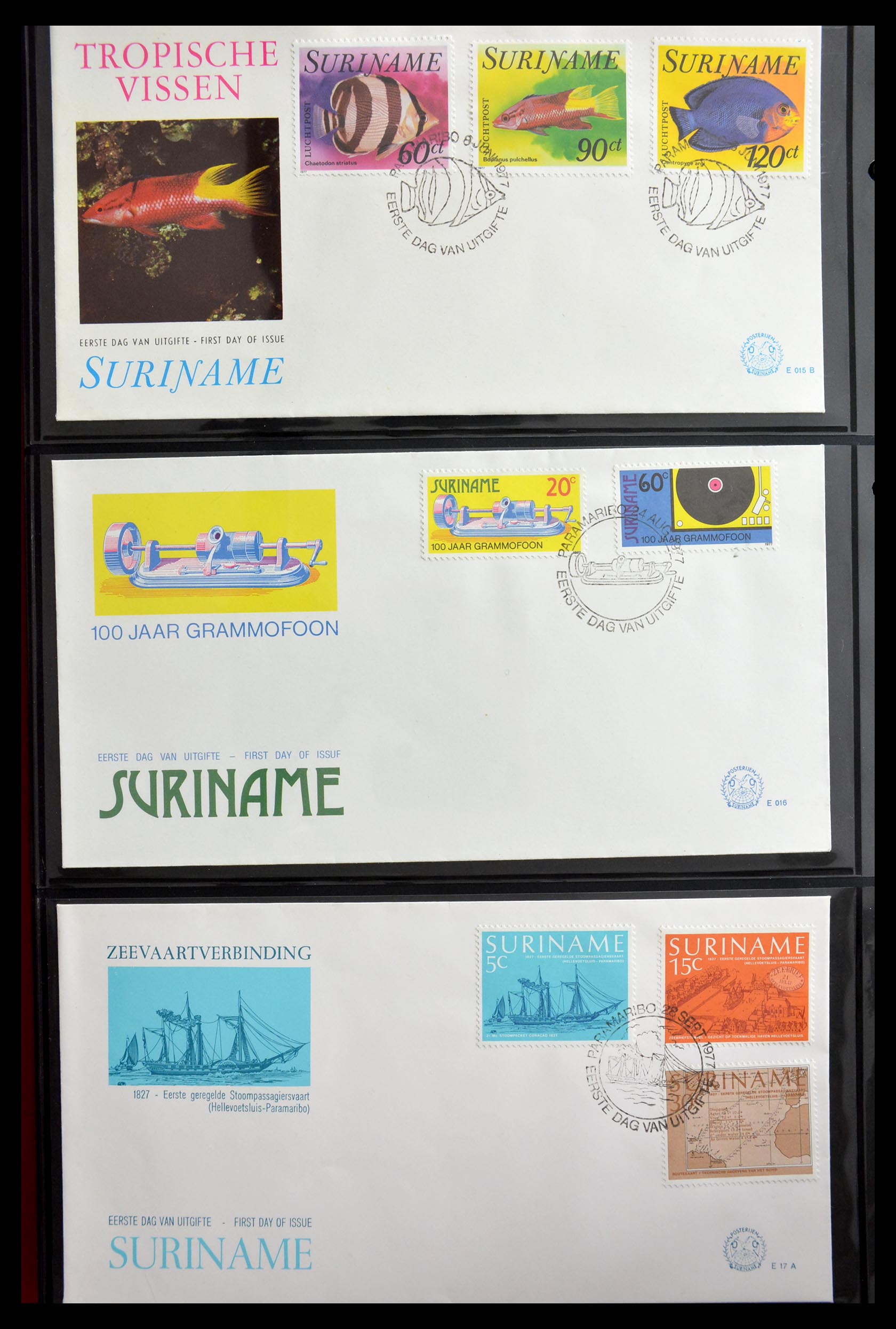 29235 048 - 29235 Suriname FDC's 1960-2006.