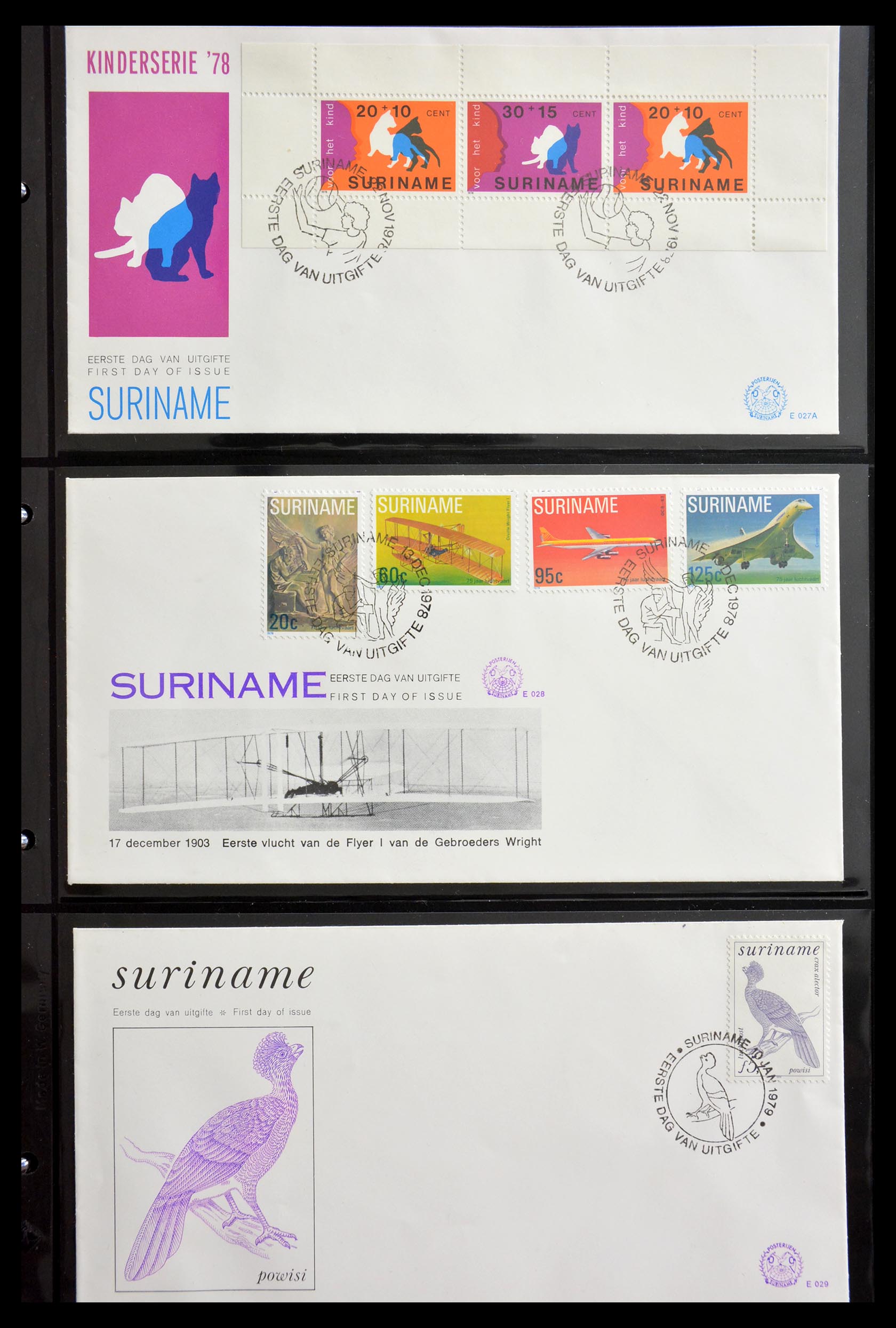29235 055 - 29235 Surinam FDC's 1960-2006.
