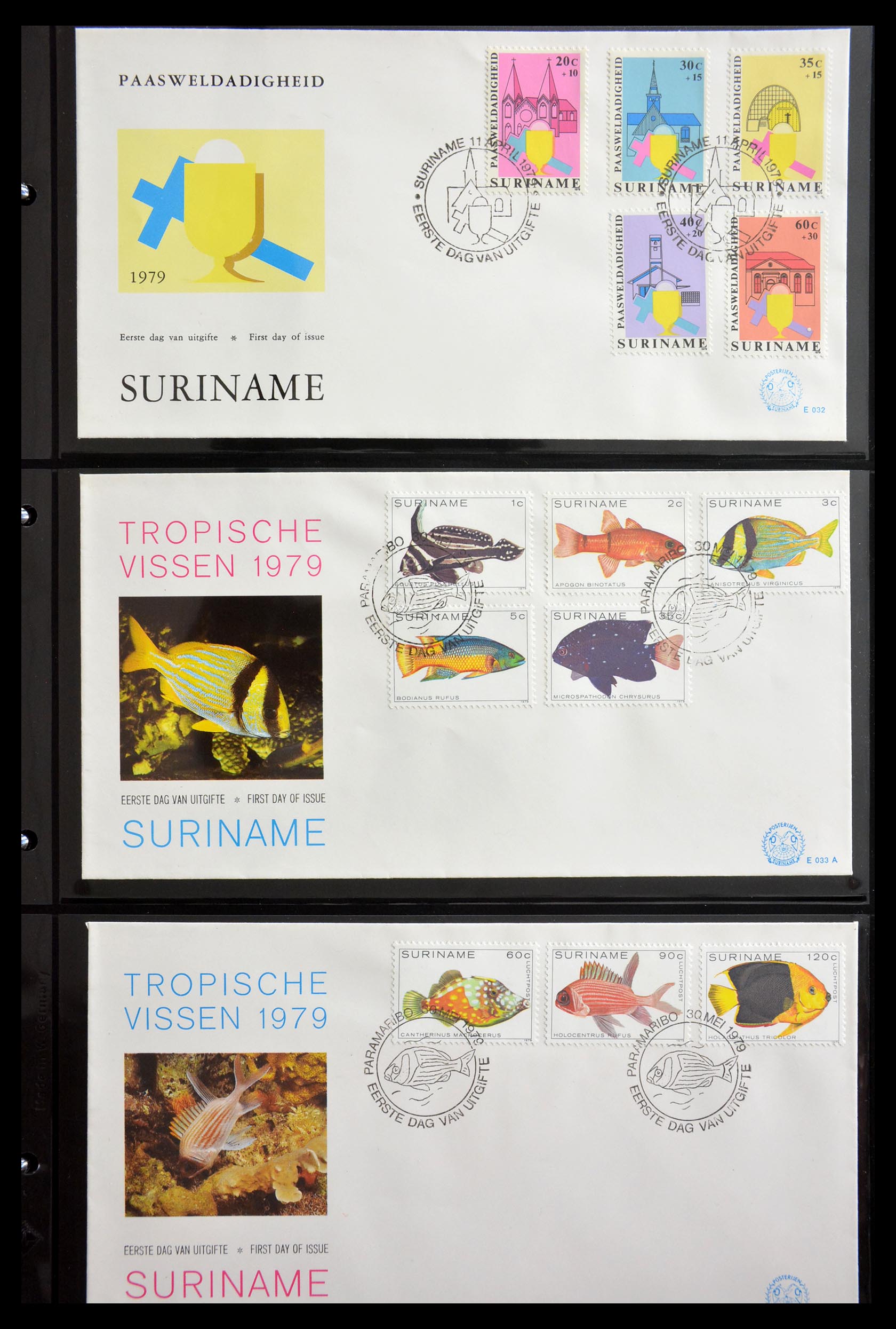 29235 057 - 29235 Surinam FDC's 1960-2006.