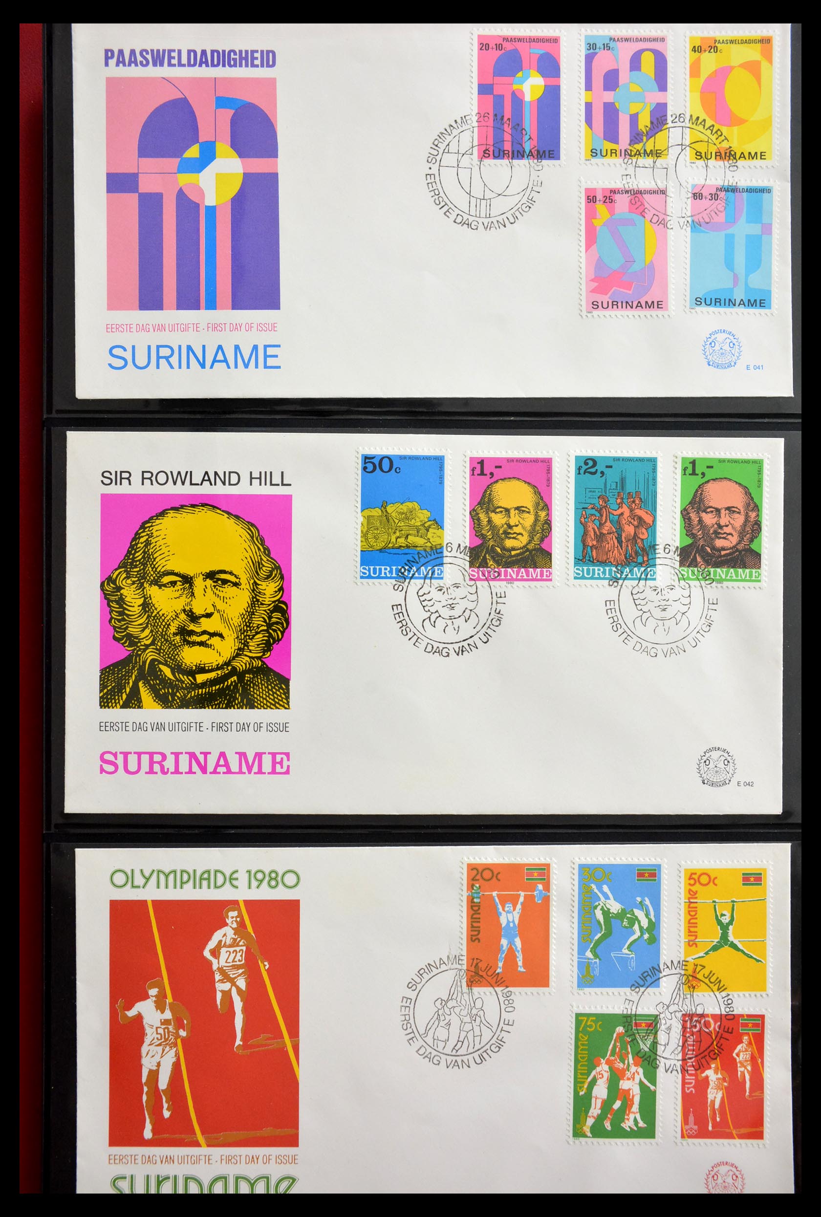 29235 062 - 29235 Surinam FDC's 1960-2006.