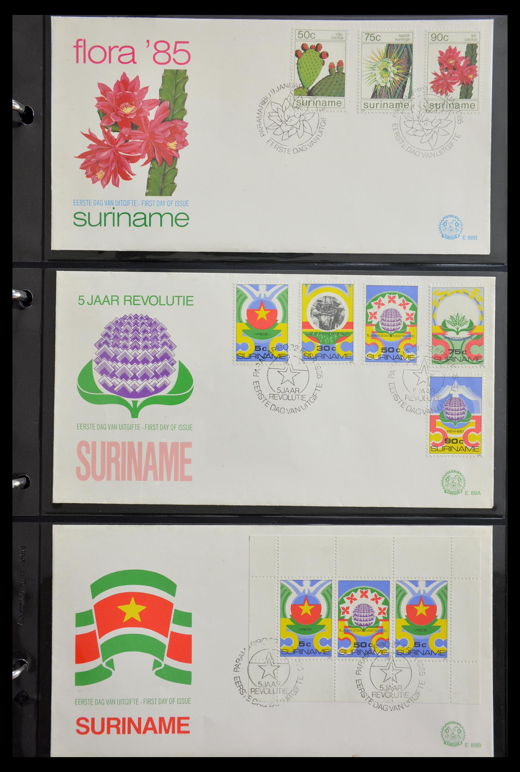 29235 089 - 29235 Surinam FDC's 1960-2006.