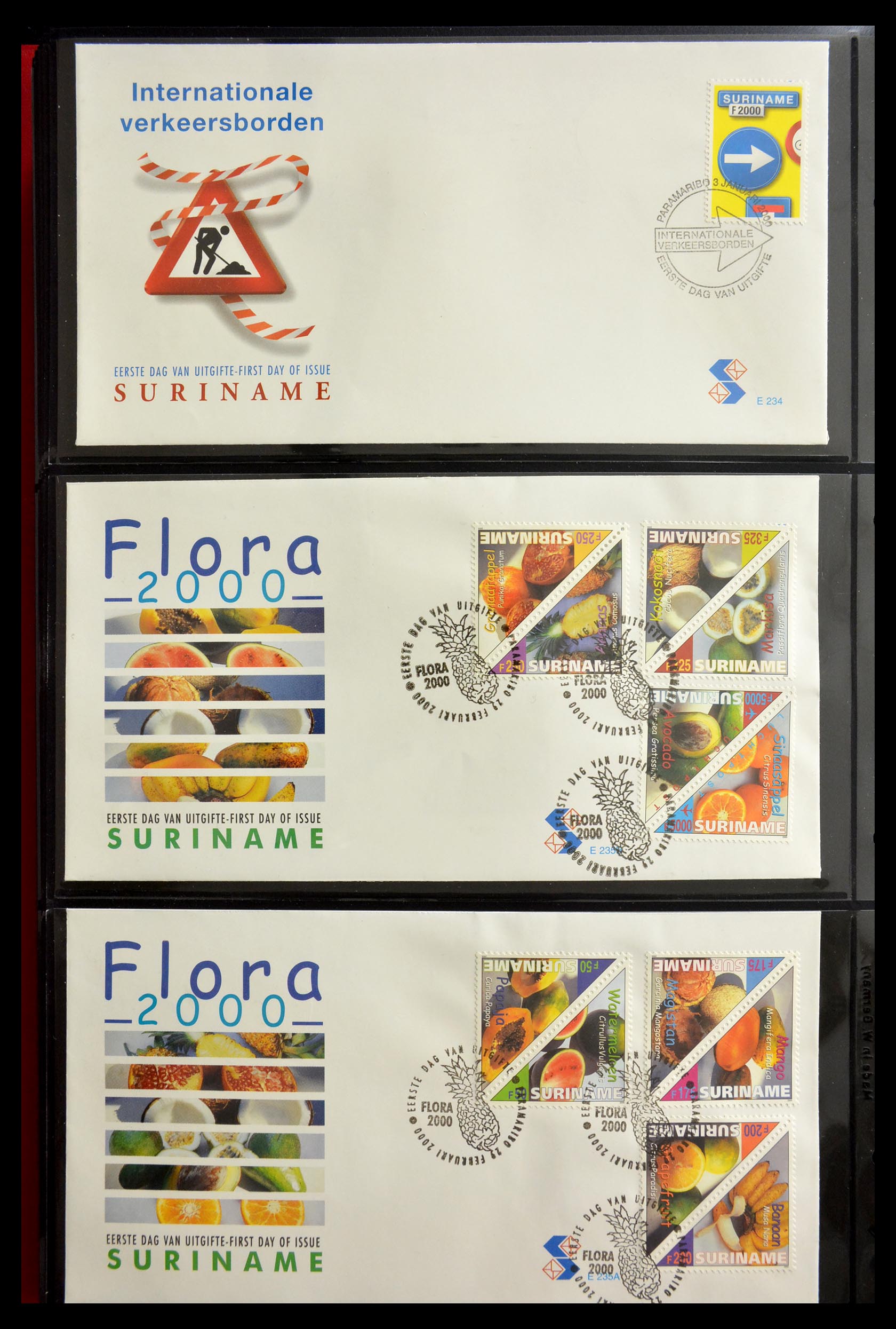 29235 164 - 29235 Suriname FDC's 1960-2006.