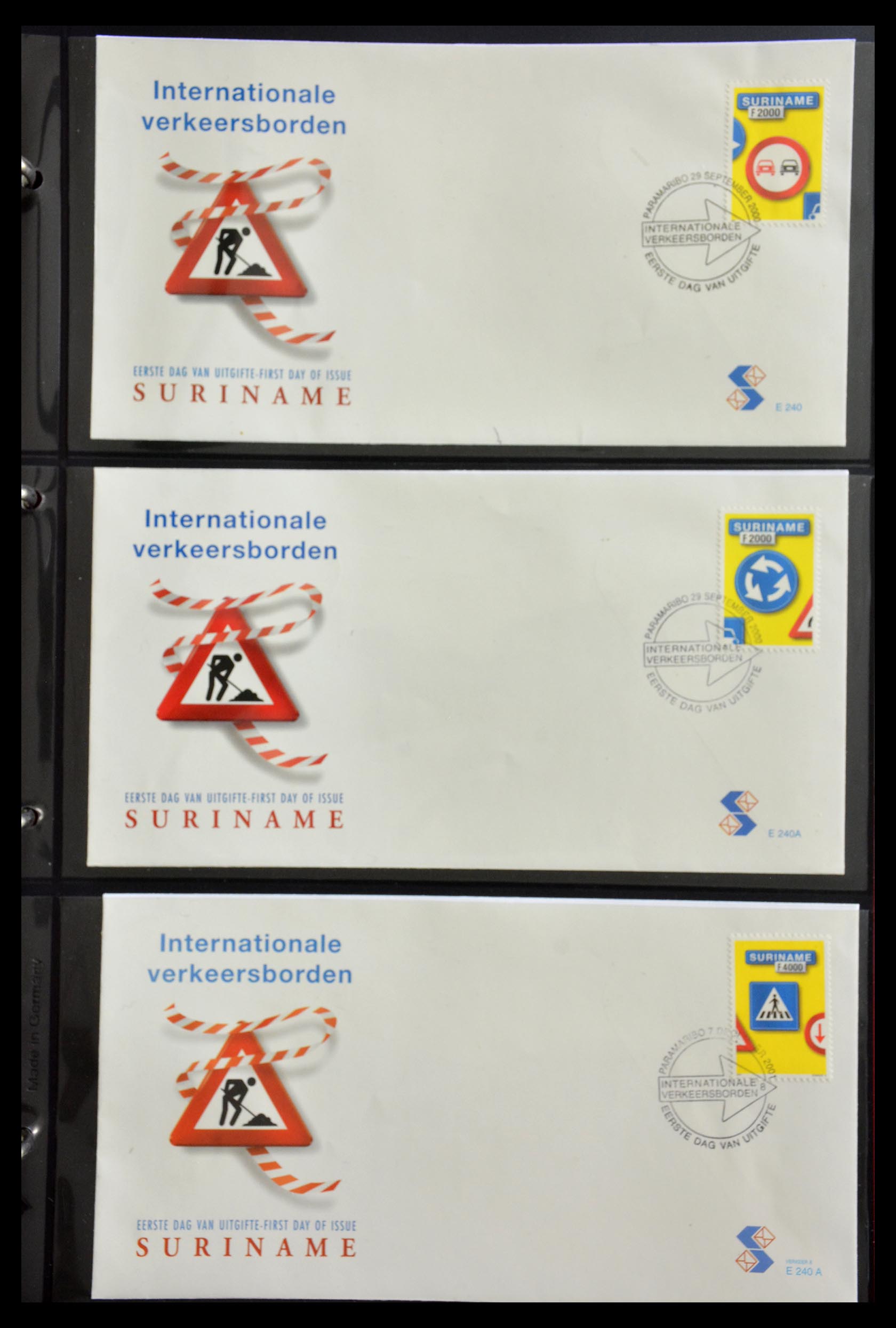 29235 167 - 29235 Suriname FDC's 1960-2006.