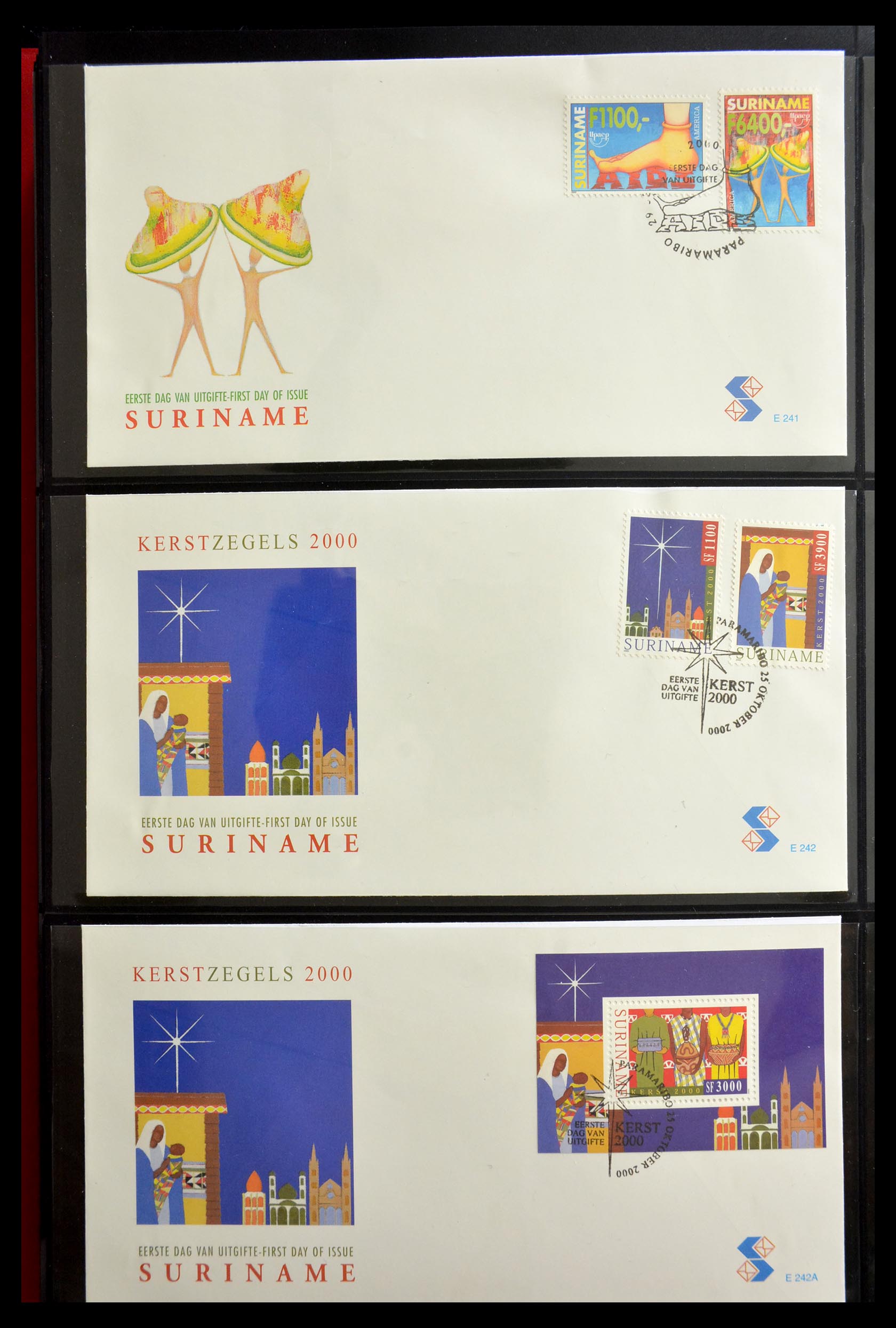 29235 168 - 29235 Suriname FDC's 1960-2006.