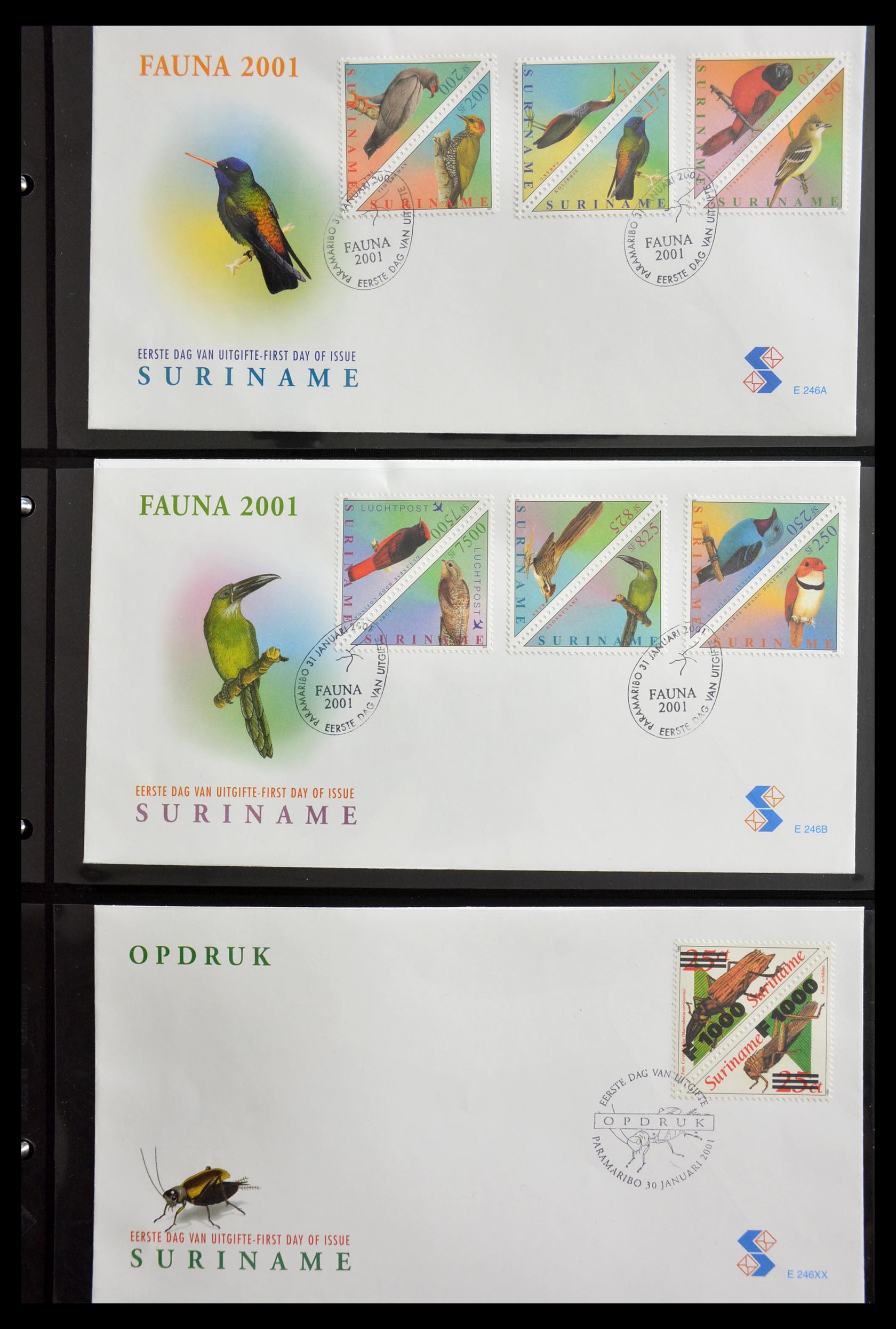 29235 171 - 29235 Suriname FDC's 1960-2006.