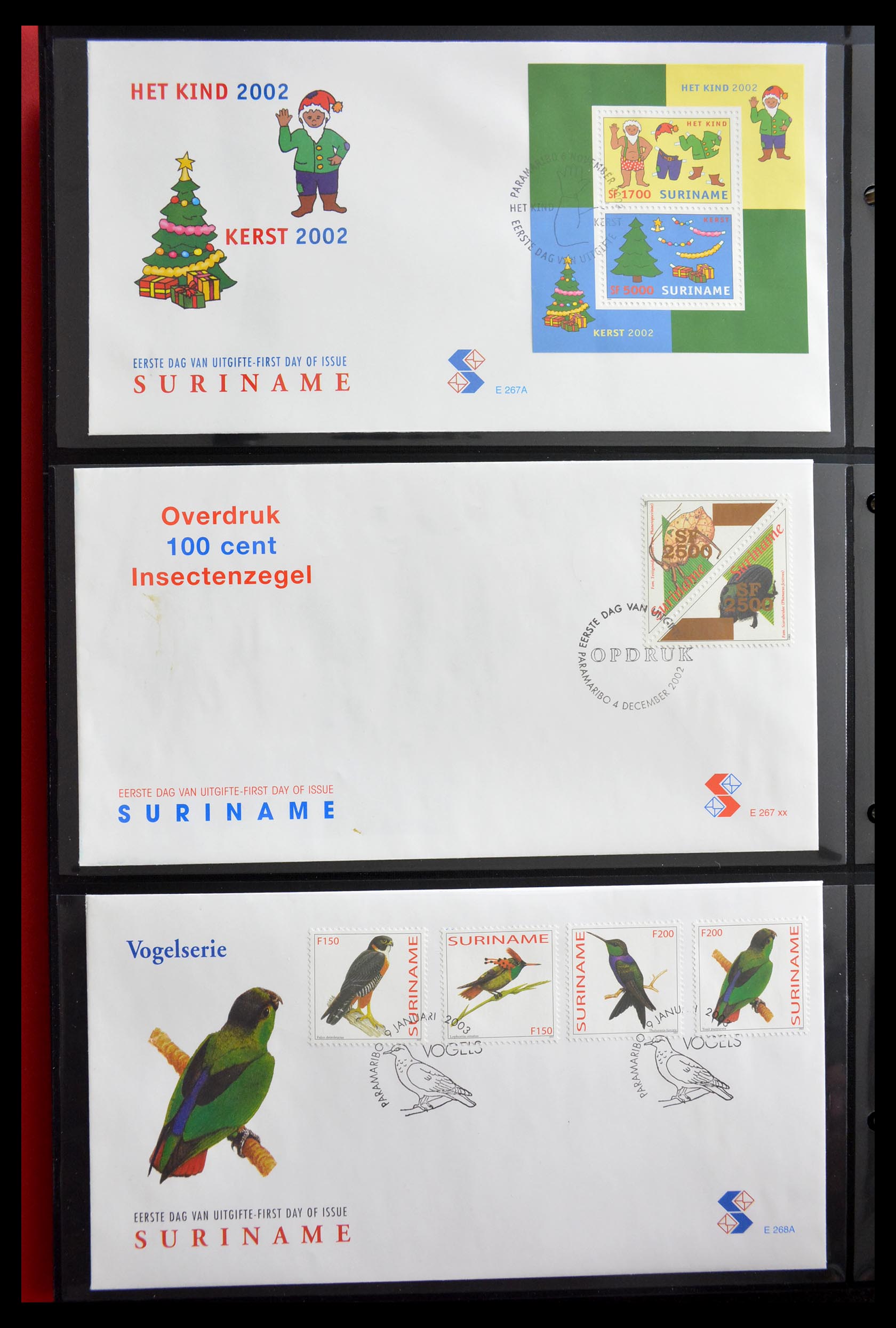 29235 182 - 29235 Suriname FDC's 1960-2006.