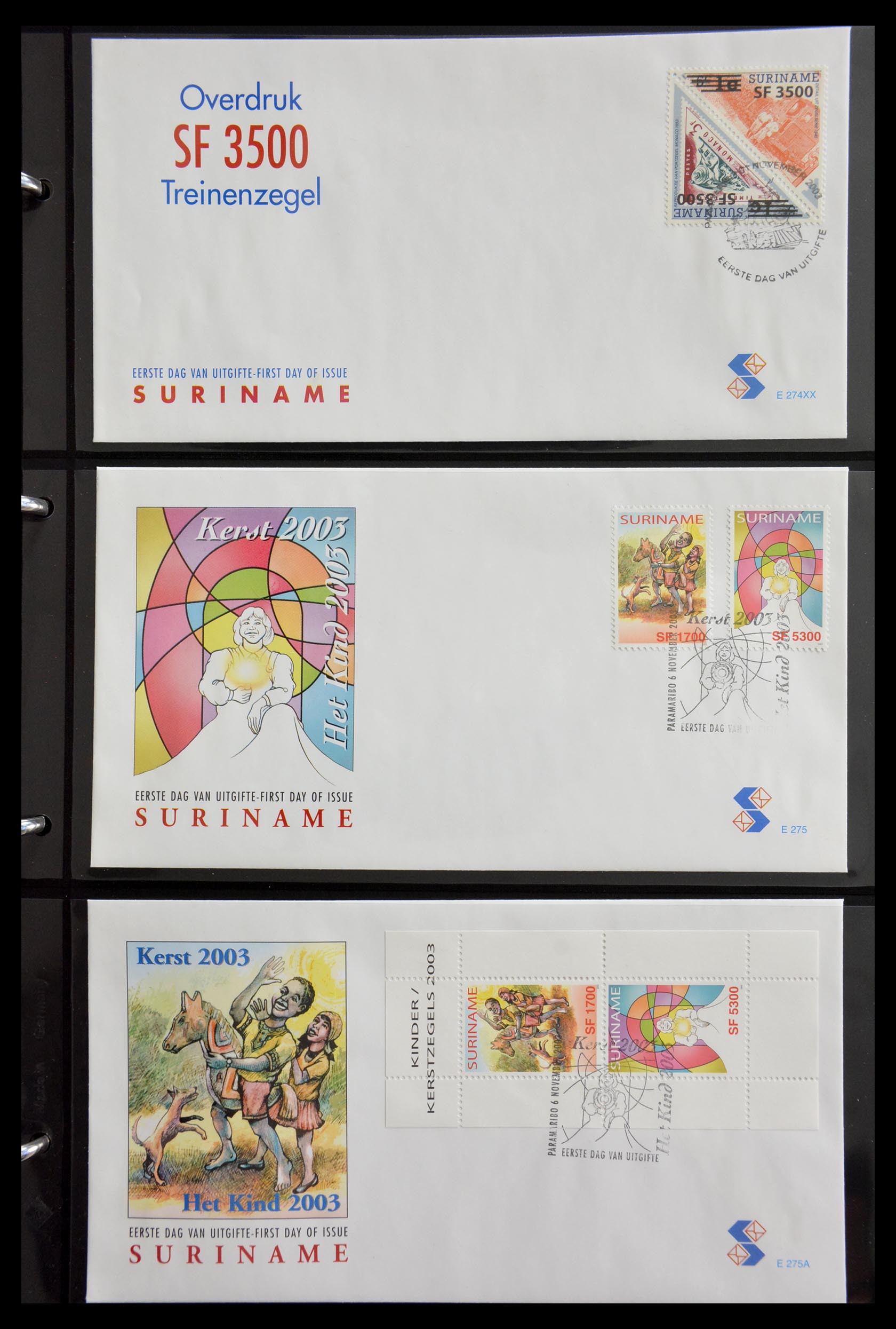 29235 187 - 29235 Surinam FDC's 1960-2006.