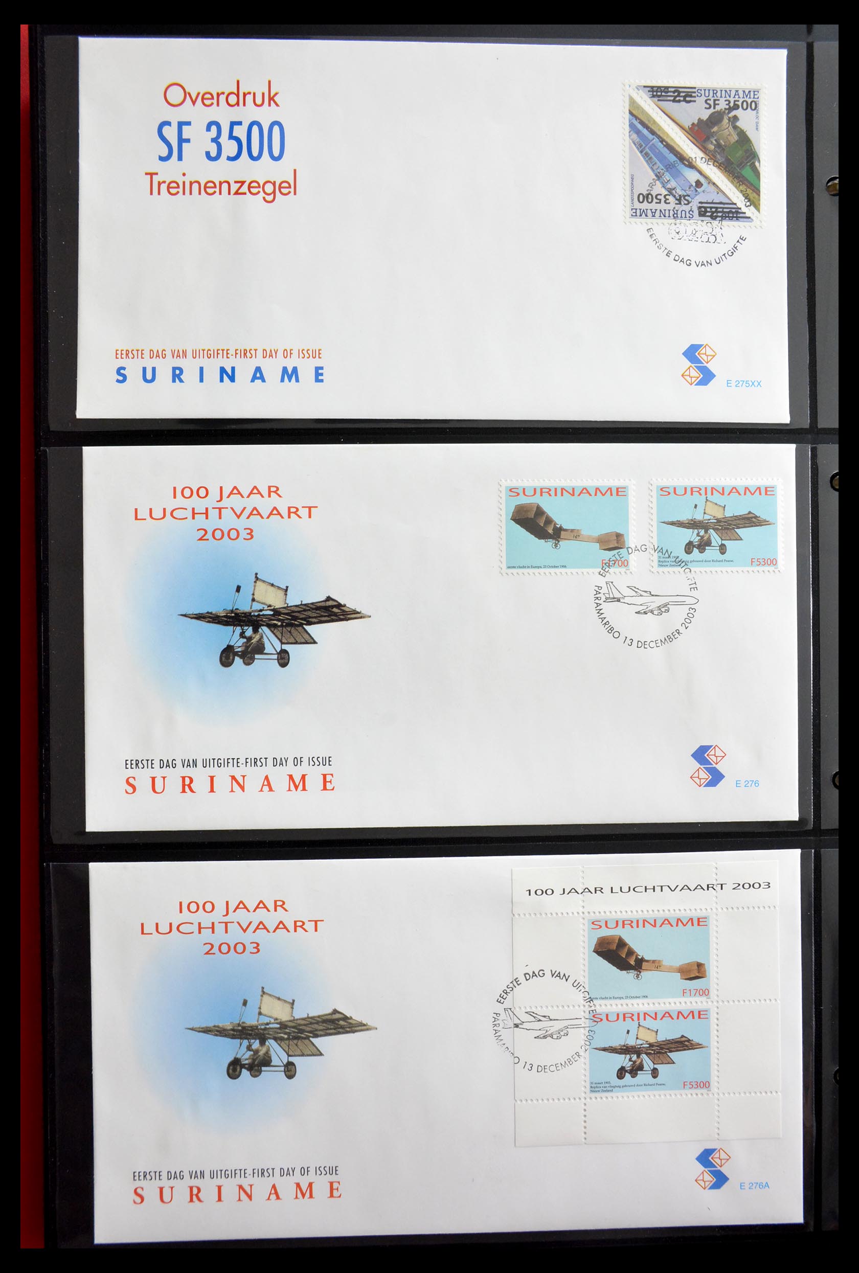 29235 188 - 29235 Suriname FDC's 1960-2006.