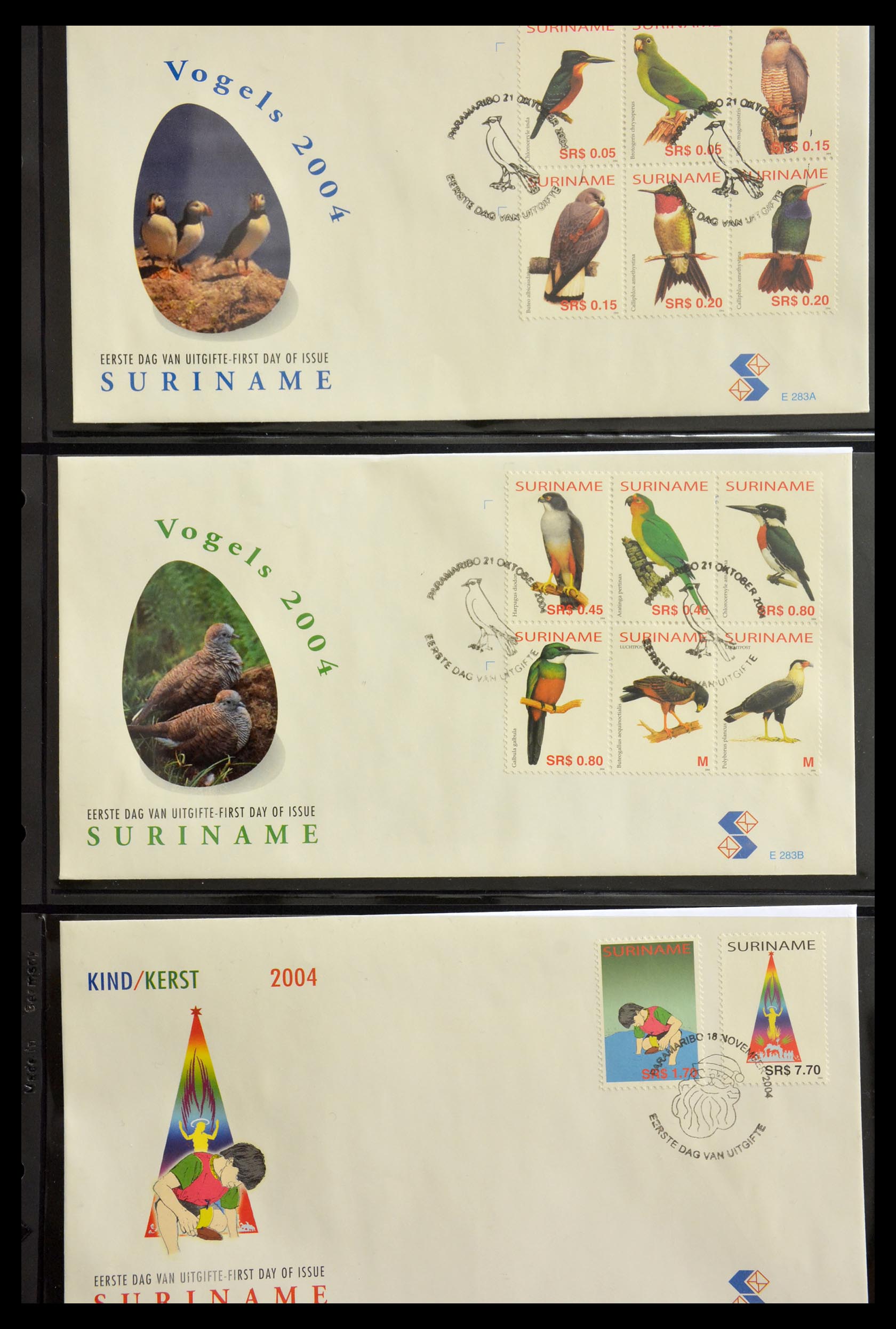 29235 193 - 29235 Suriname FDC's 1960-2006.