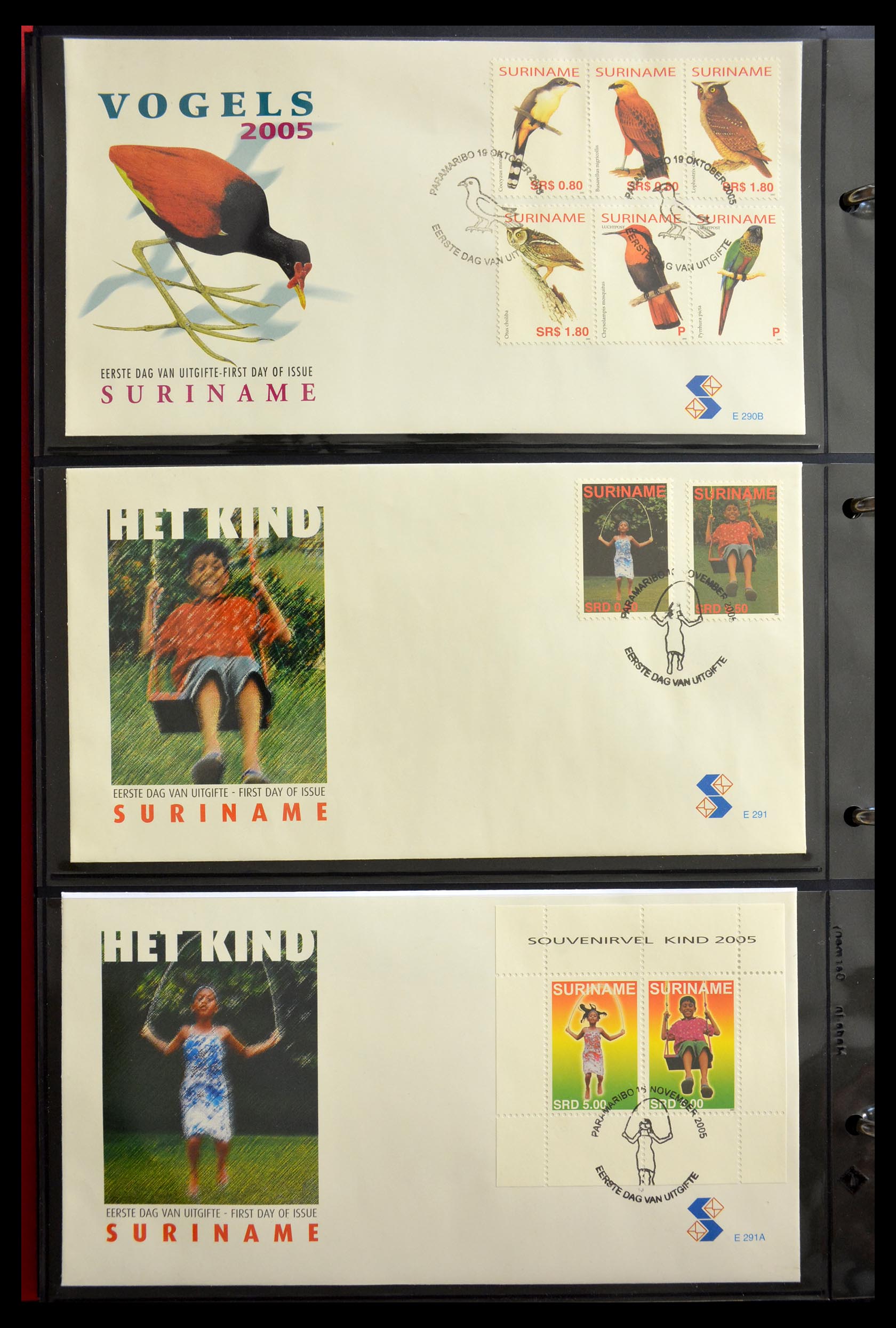 29235 198 - 29235 Suriname FDC's 1960-2006.