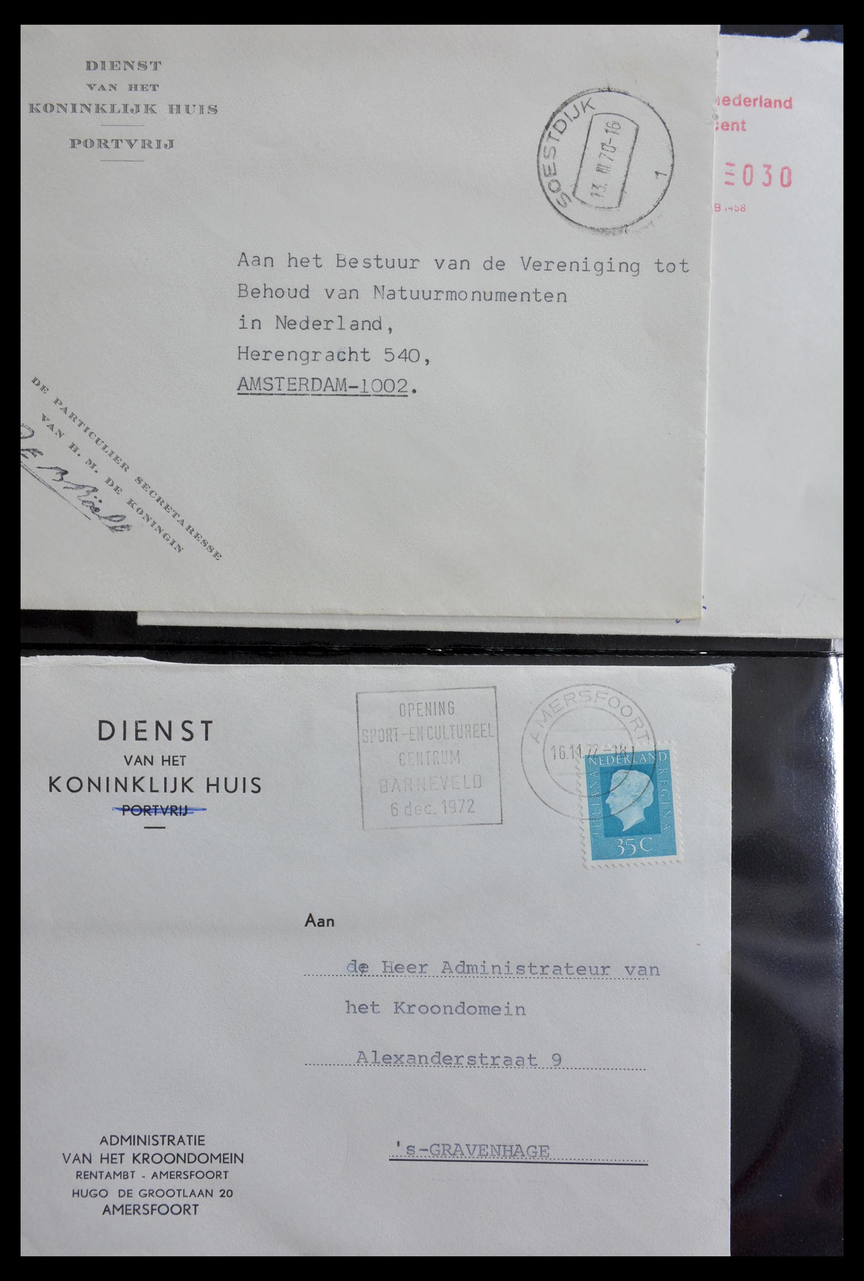 29241 010 - 29241 Nederland brieven koninklijk huis.