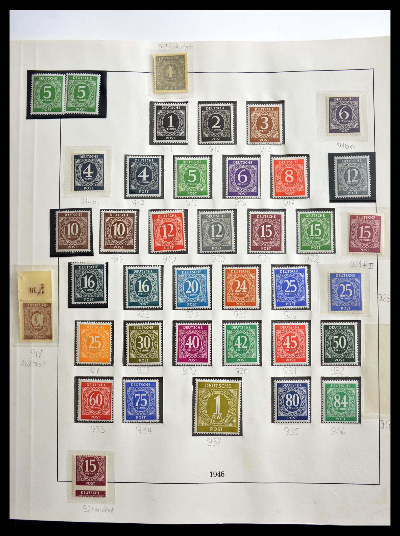 29259 001 - 29259 Bundespost en Zones 1945-1970.
